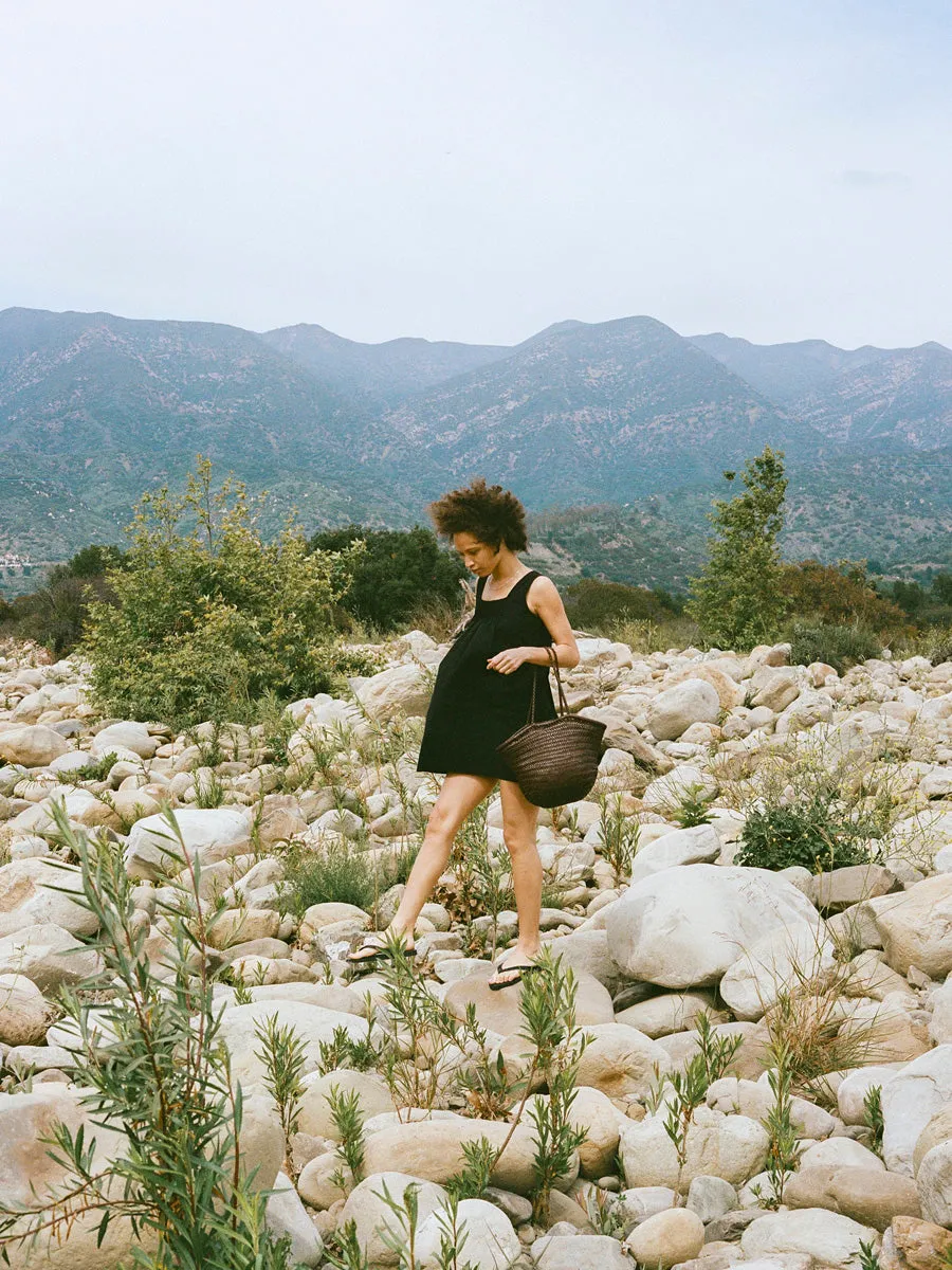 Milo Dress, Organic Batiste, Soft Black sold by Ozma product image thumbnail 2