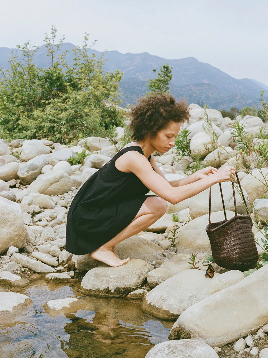 Milo Dress, Organic Batiste, Soft Black sold by Ozma product image thumbnail 4