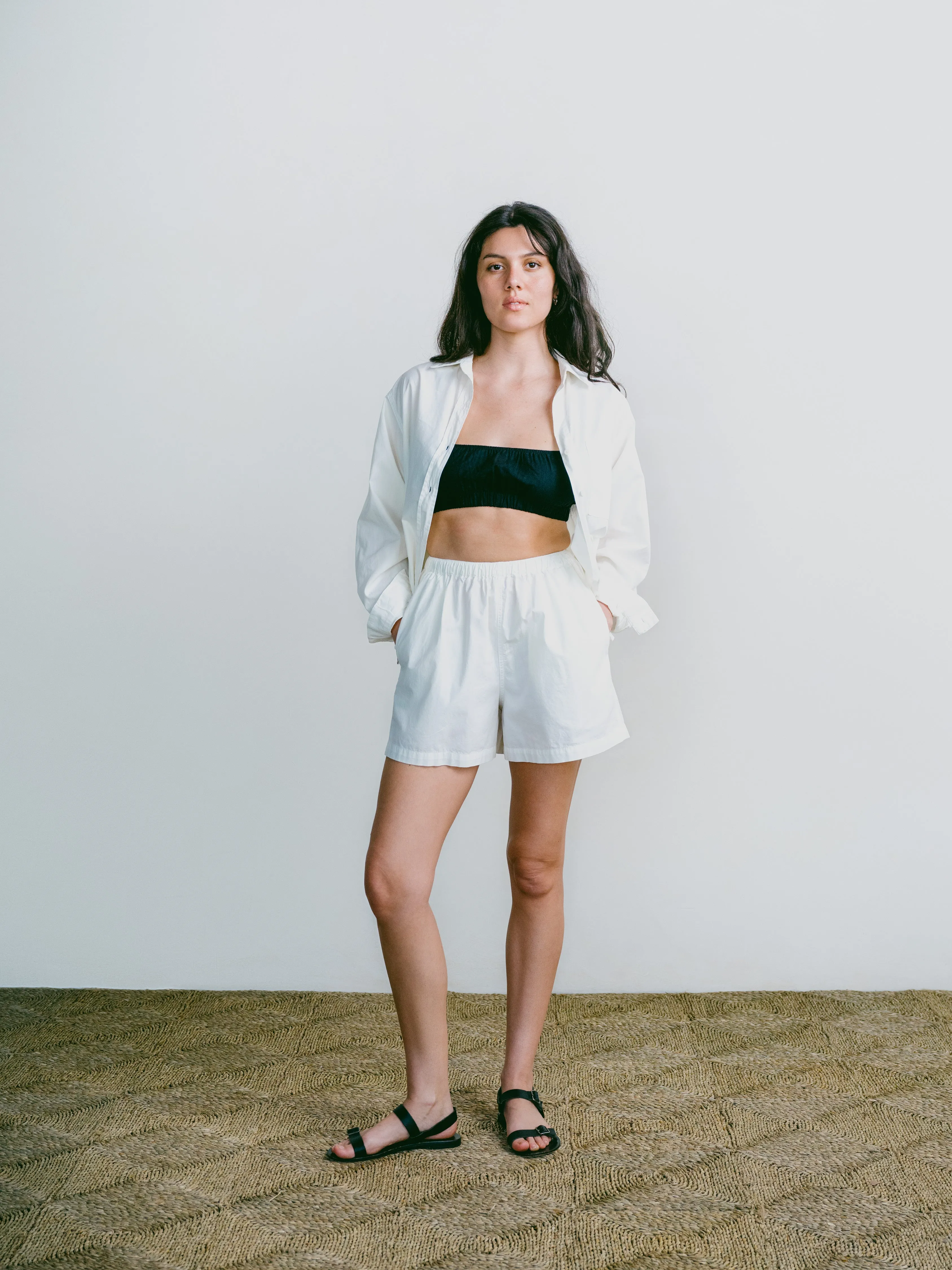 All Day Short, Organic Poplin, Natural sold by Ozma product image thumbnail 2