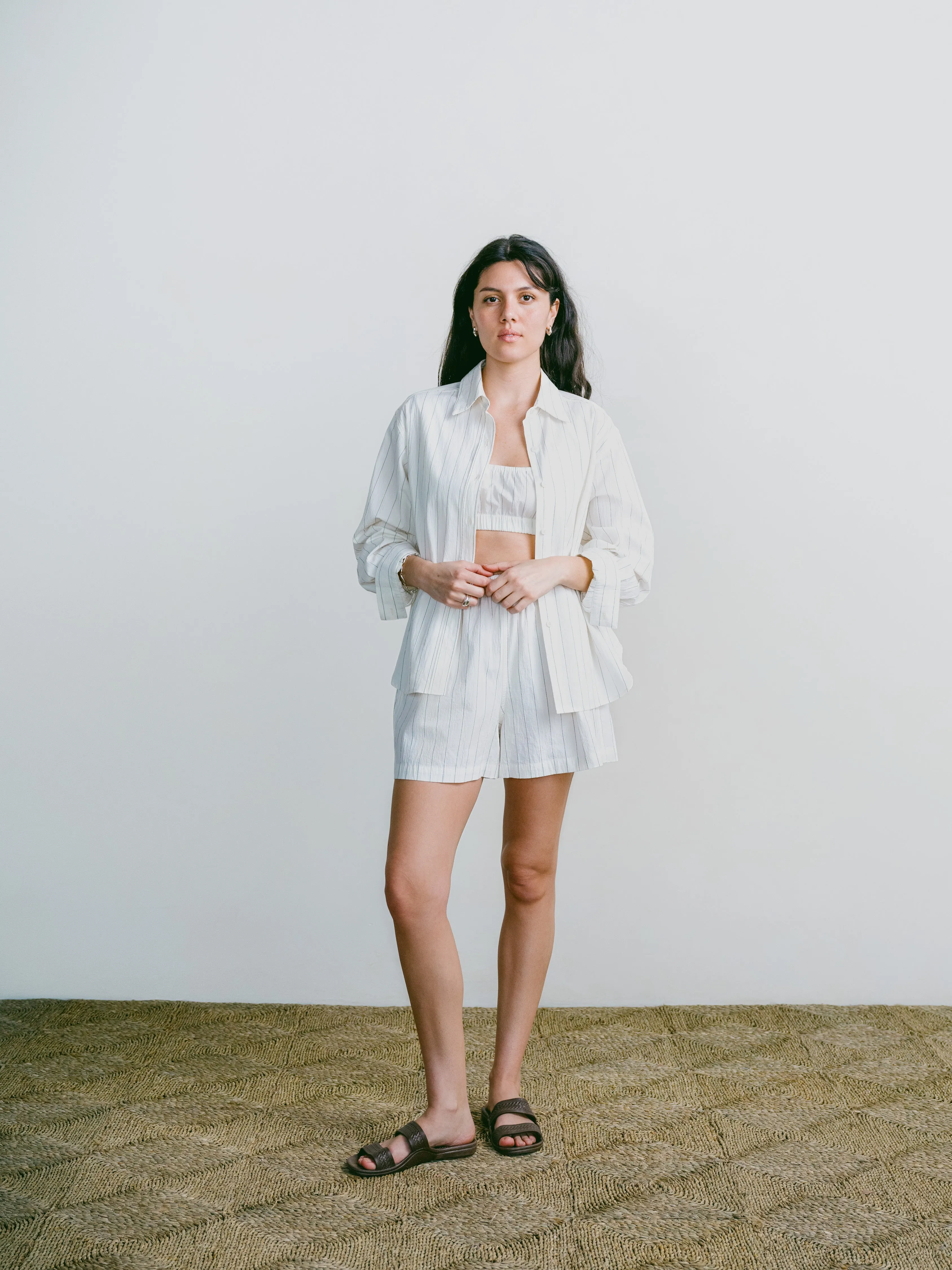 All Day Short, Japanese Organic Cotton, Carolina Stripe sold by Ozma product image thumbnail 4