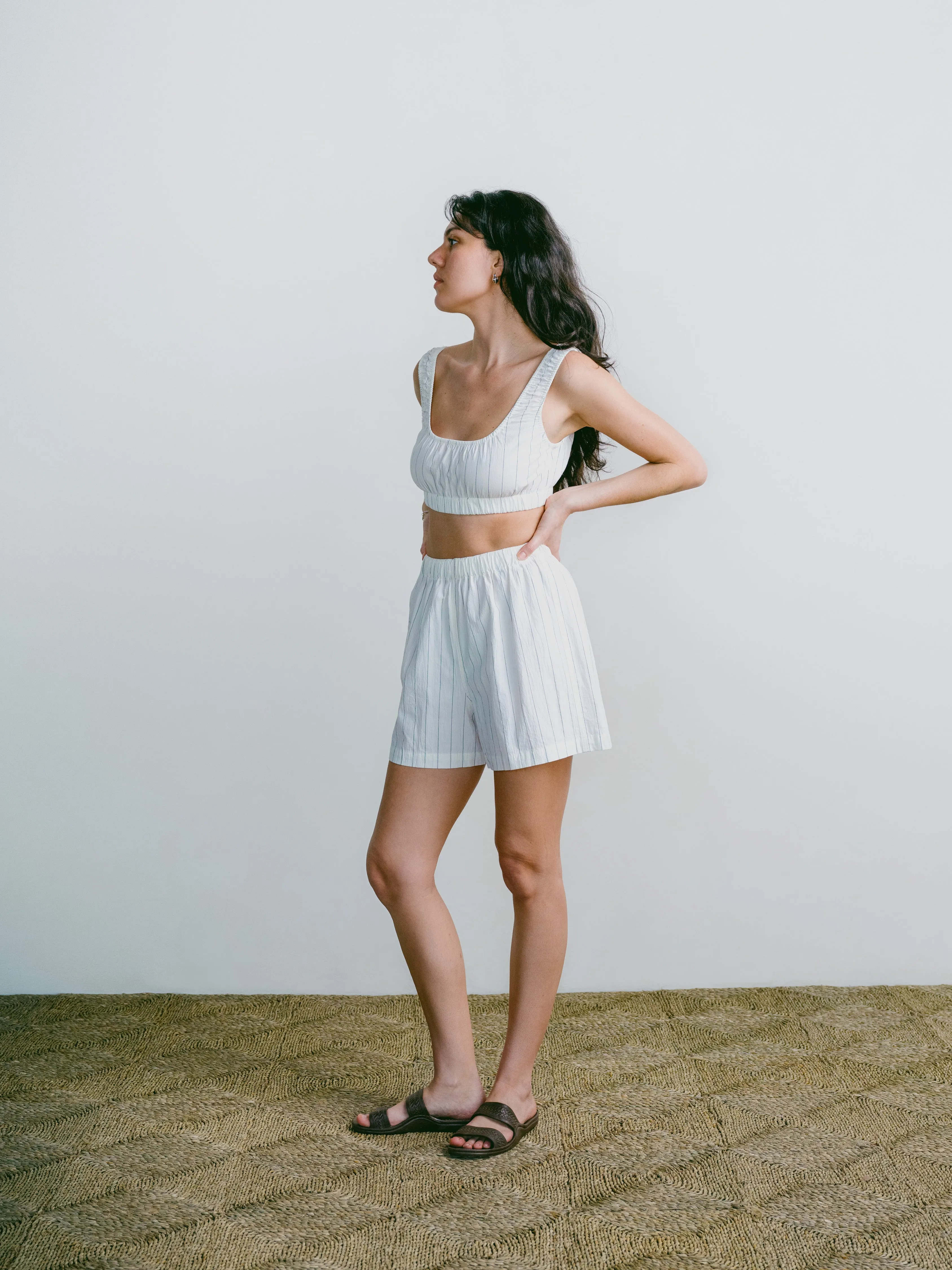 All Day Short, Japanese Organic Cotton, Carolina Stripe sold by Ozma product image thumbnail 2