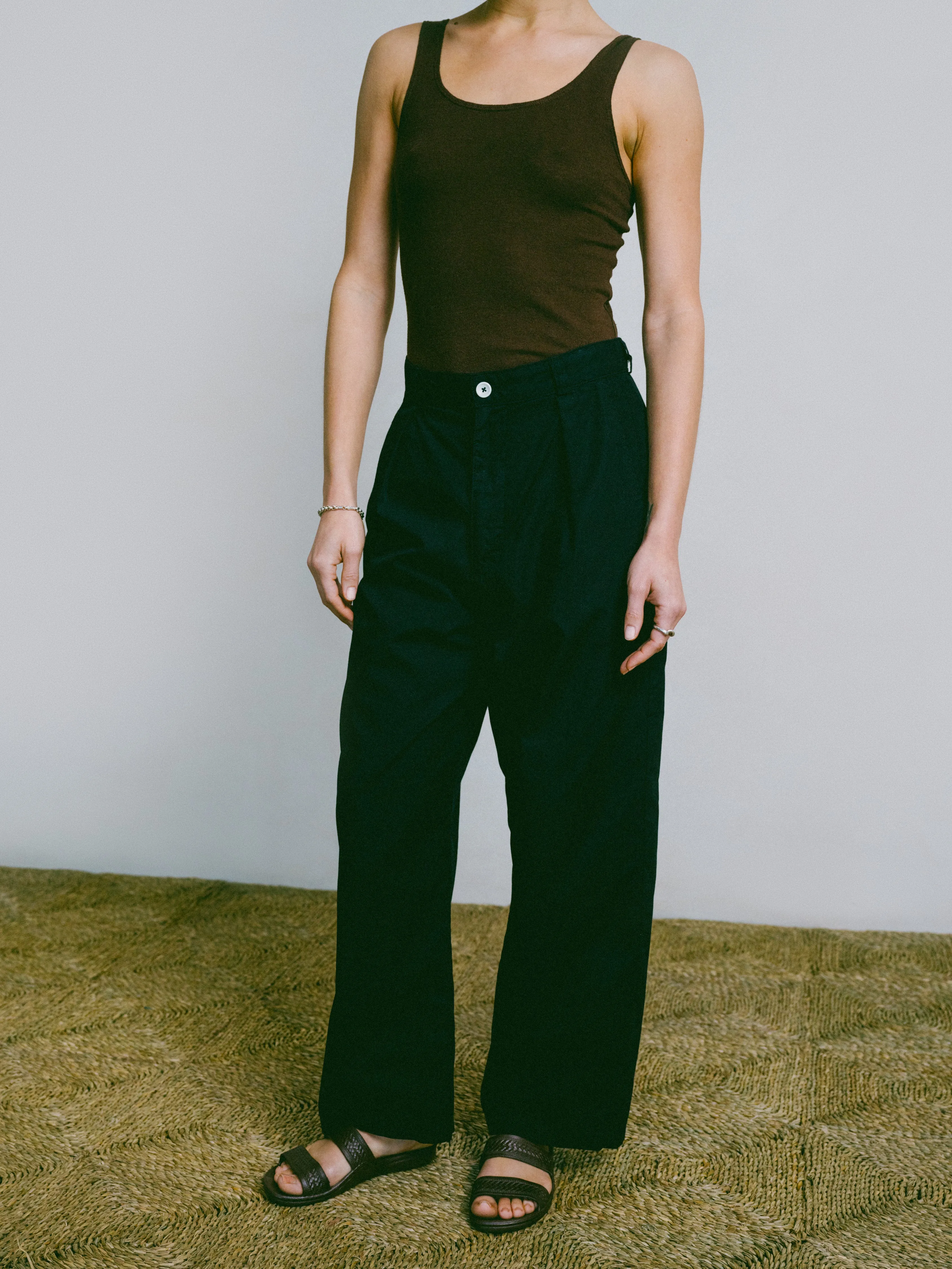 Poplin Field Pant, Organic Poplin, Black sold by Ozma product image thumbnail 2