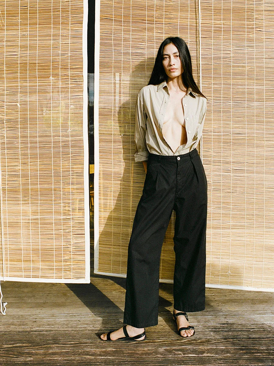 Poplin Field Pant, Organic Poplin, Black sold by Ozma product image thumbnail 4