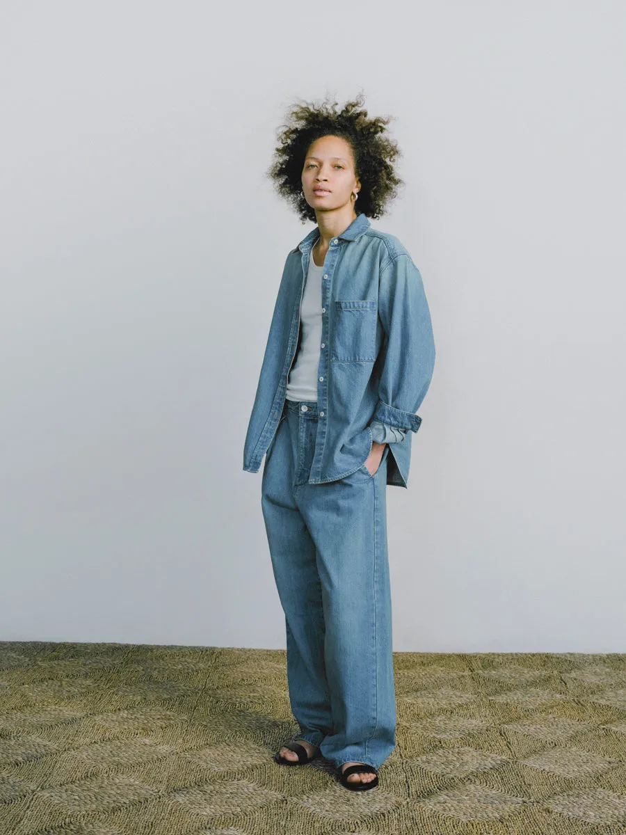 Field Pant, Tencel Denim, Vintage Light sold by Ozma product image thumbnail 4