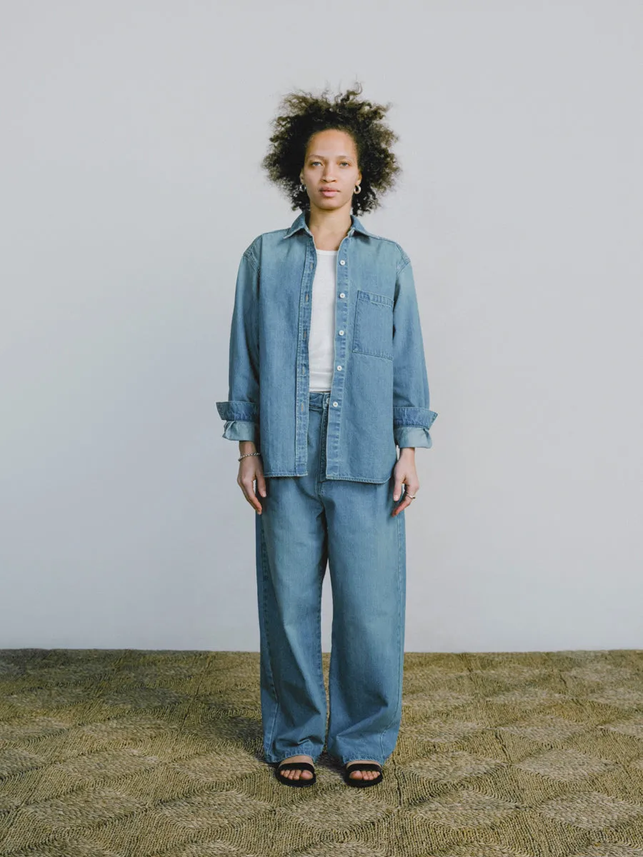 Field Pant, Tencel Denim, Vintage Light sold by Ozma product image thumbnail 3
