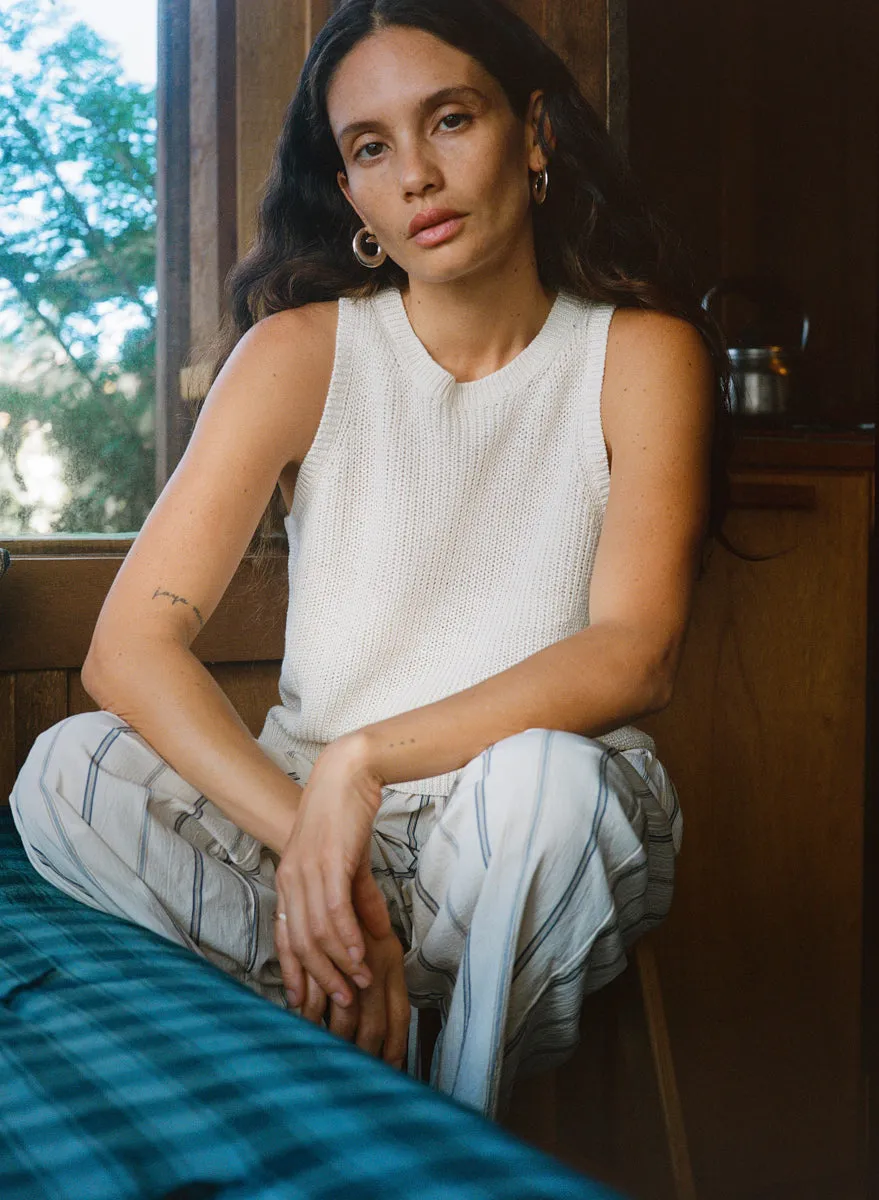 Mona Tank, Organic Cotton, Ecru sold by Ozma product image thumbnail 5