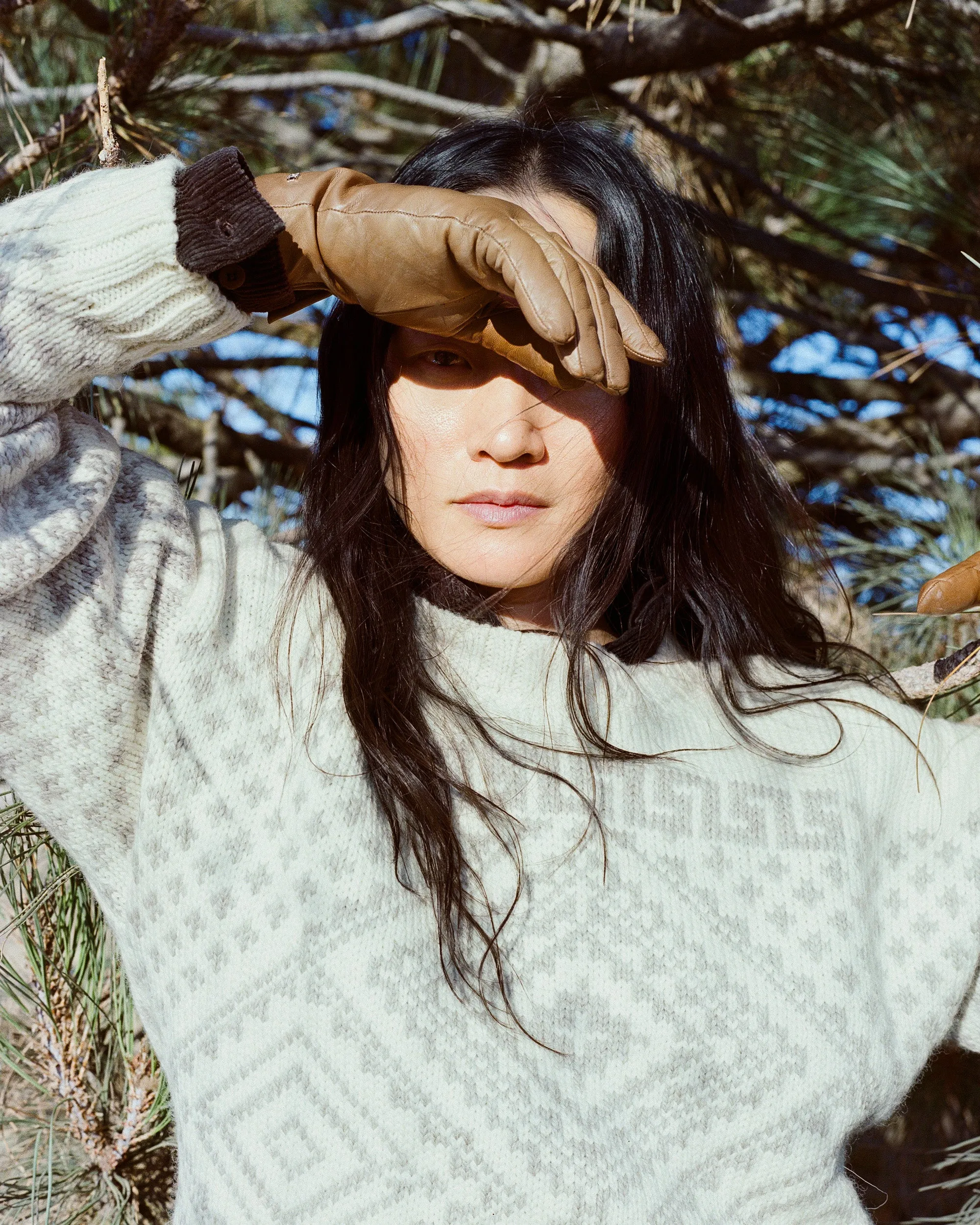 Diamond Crew, Highland Wool, Cream sold by Ozma product image thumbnail 5