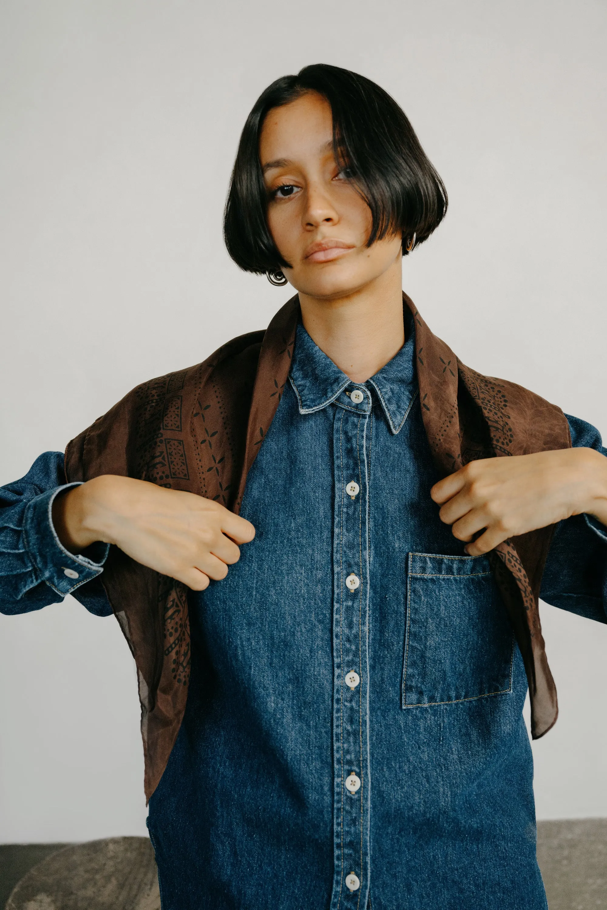 1930s Bandana, Regen Silk, Manzanita sold by Ozma product image thumbnail 4