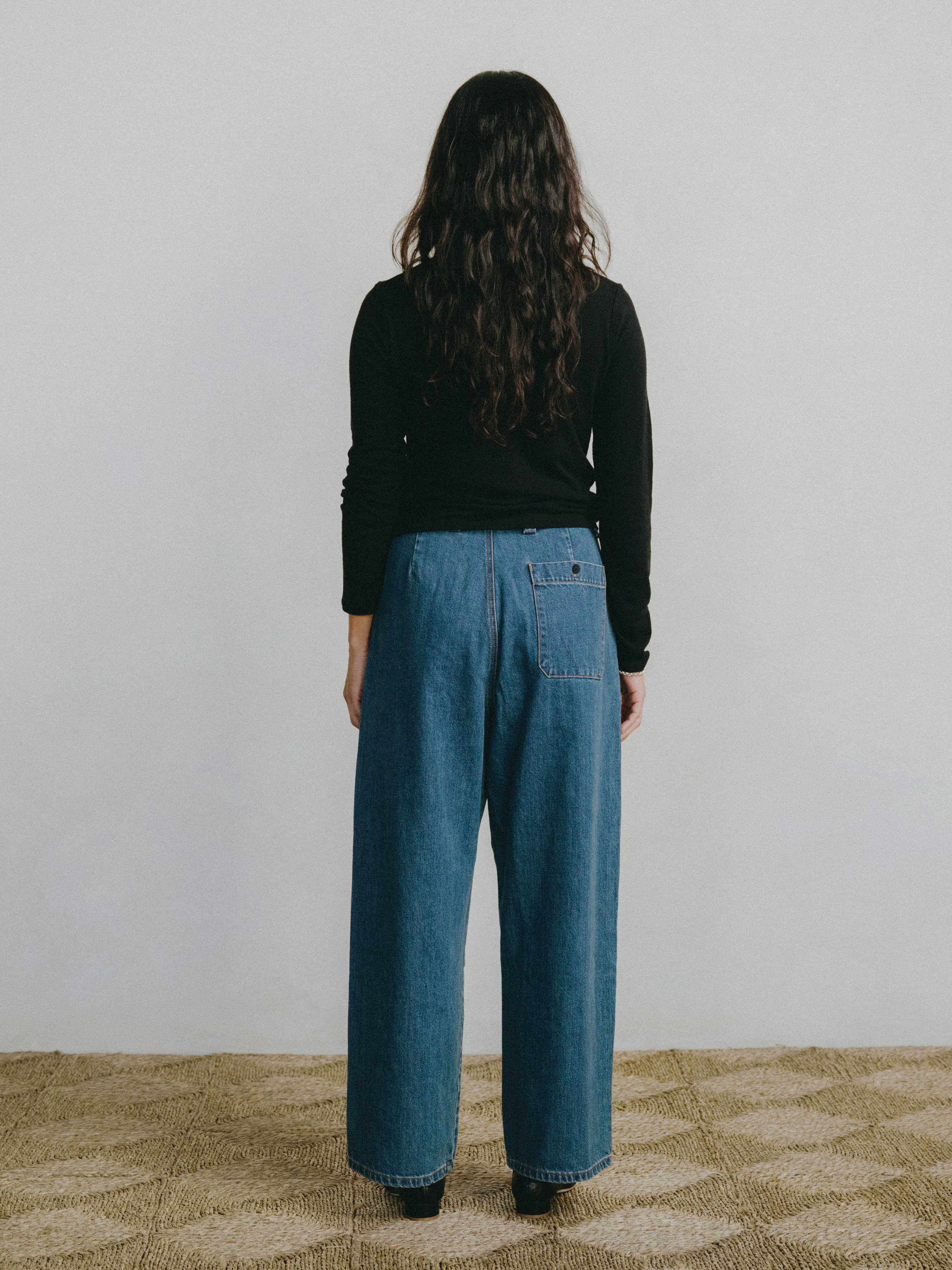 Field Pant, Tencel Denim, Vintage Dark sold by Ozma product image thumbnail 3