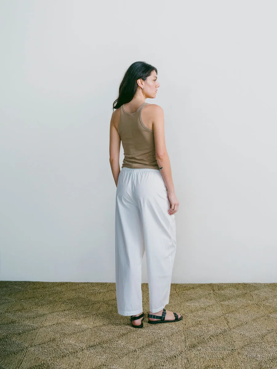 All Day Pant, Organic Cotton Poplin, Natural sold by Ozma product image thumbnail 4