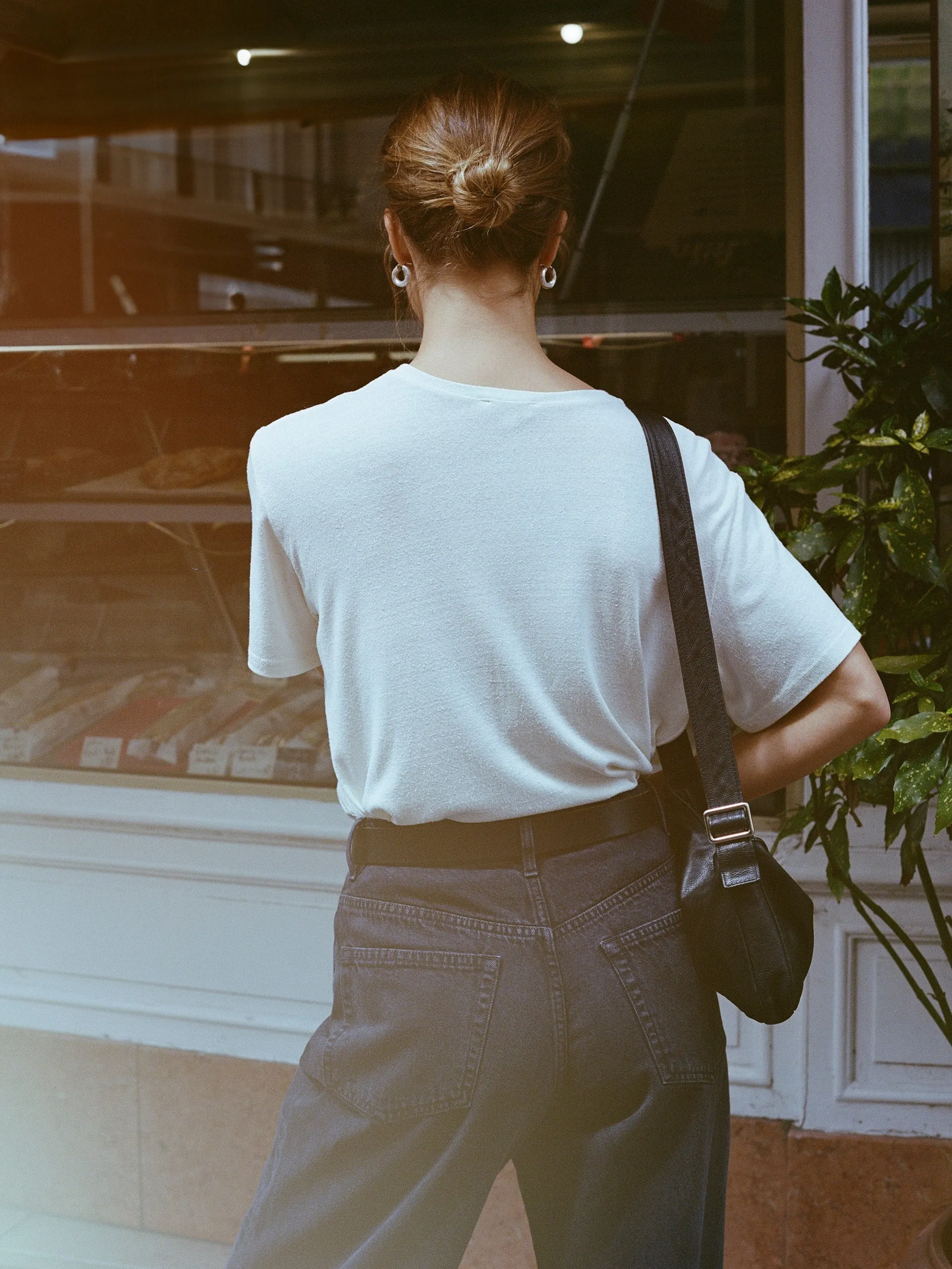 Big Tee, Regen Silk Noil Jersey, Natural sold by Ozma product image thumbnail 2