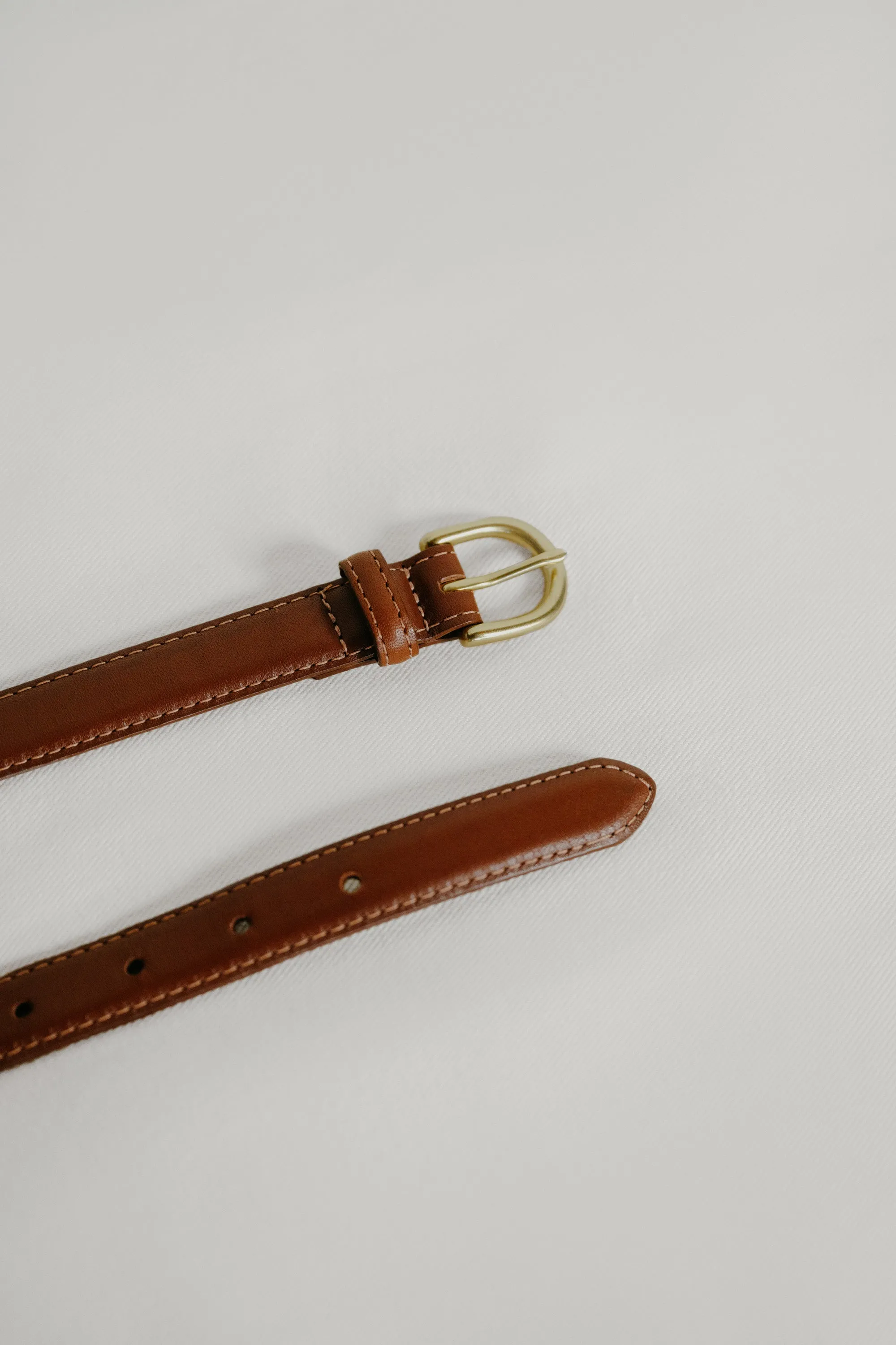 Classic Belt, Leather, Brown sold by Ozma product image thumbnail 3