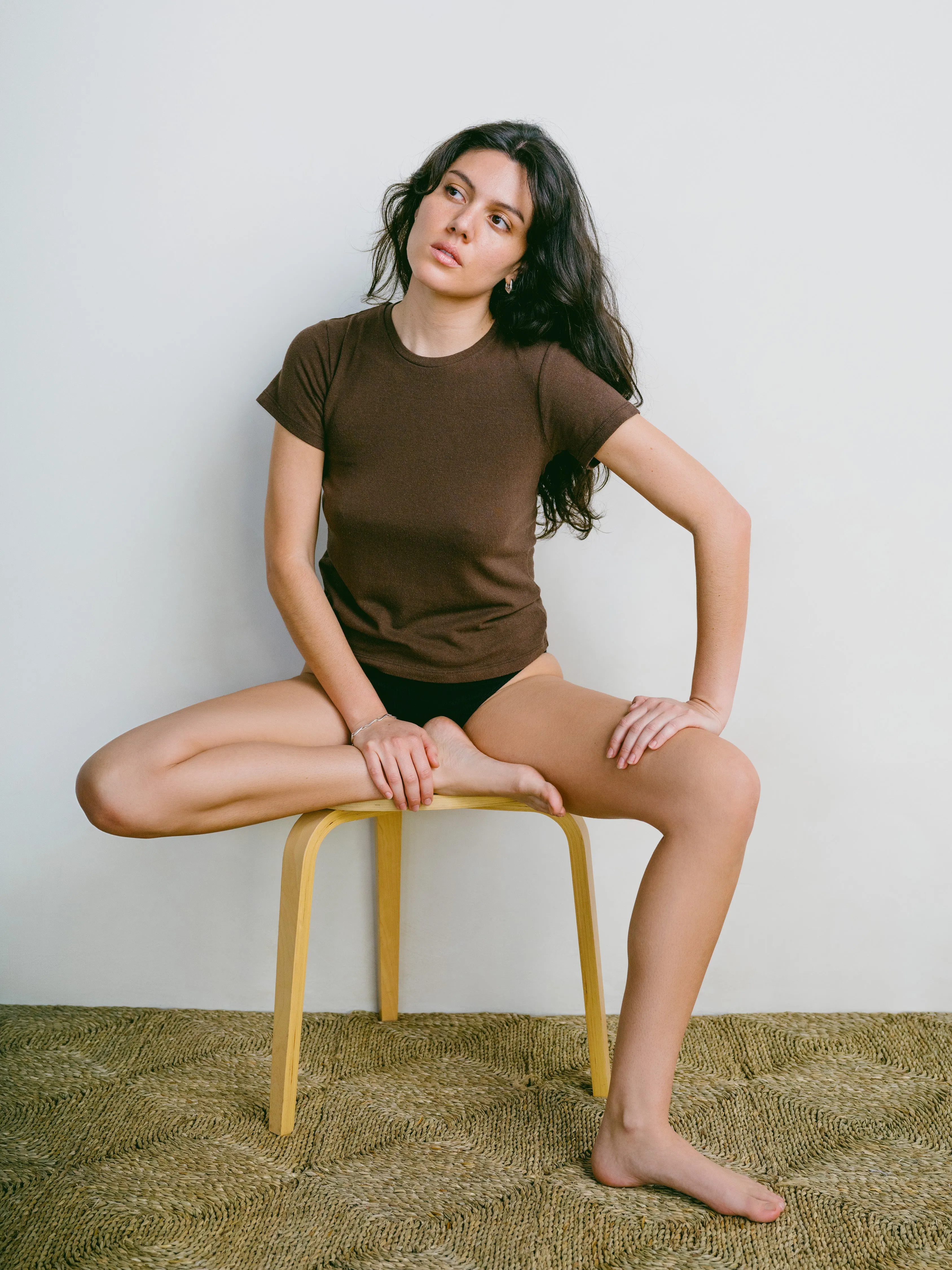 Classic Tee, Regen Silk Noil Jersey, Manzanita sold by Ozma product image thumbnail 4