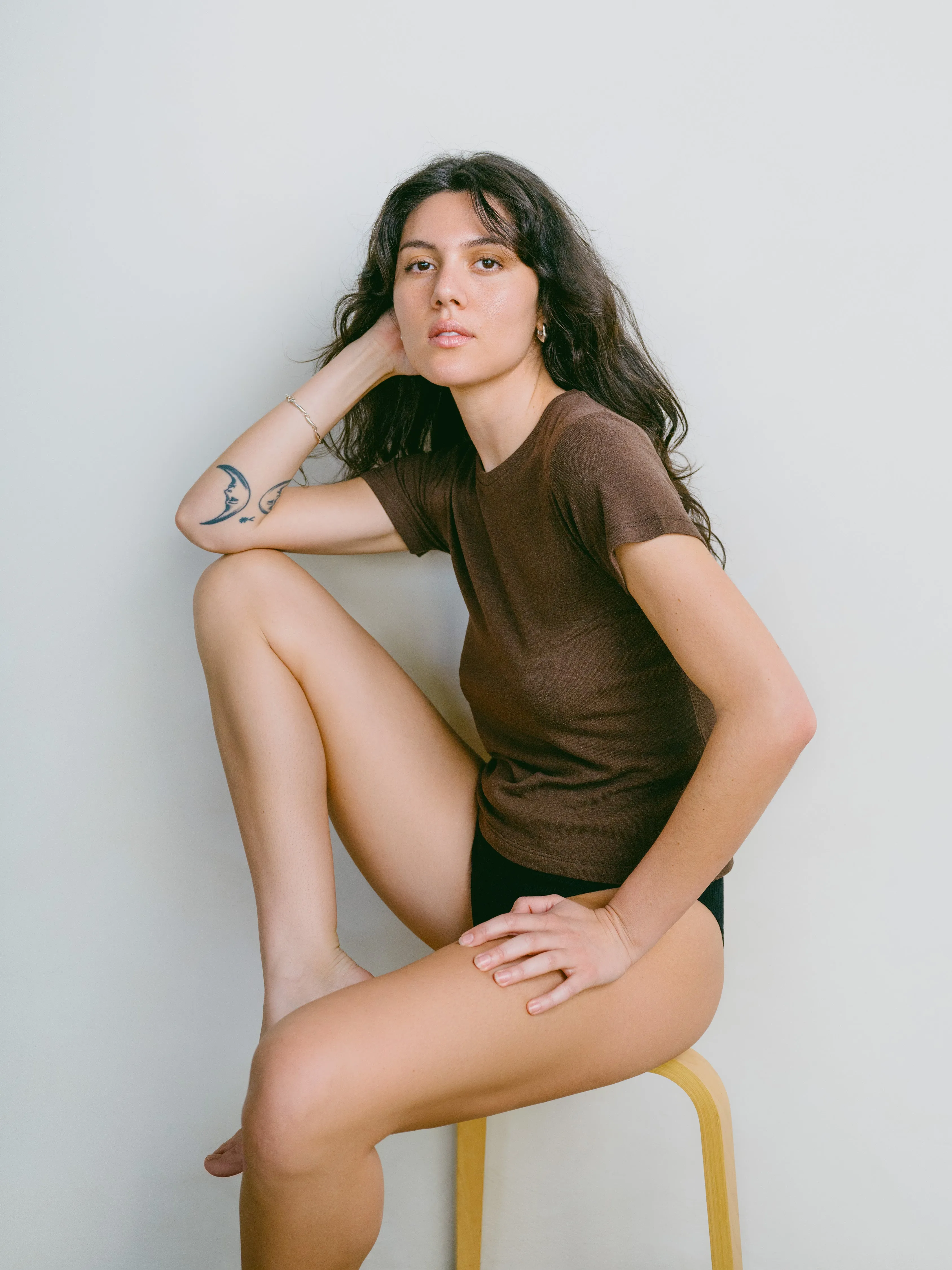 Classic Tee, Regen Silk Noil Jersey, Manzanita sold by Ozma product image thumbnail 3