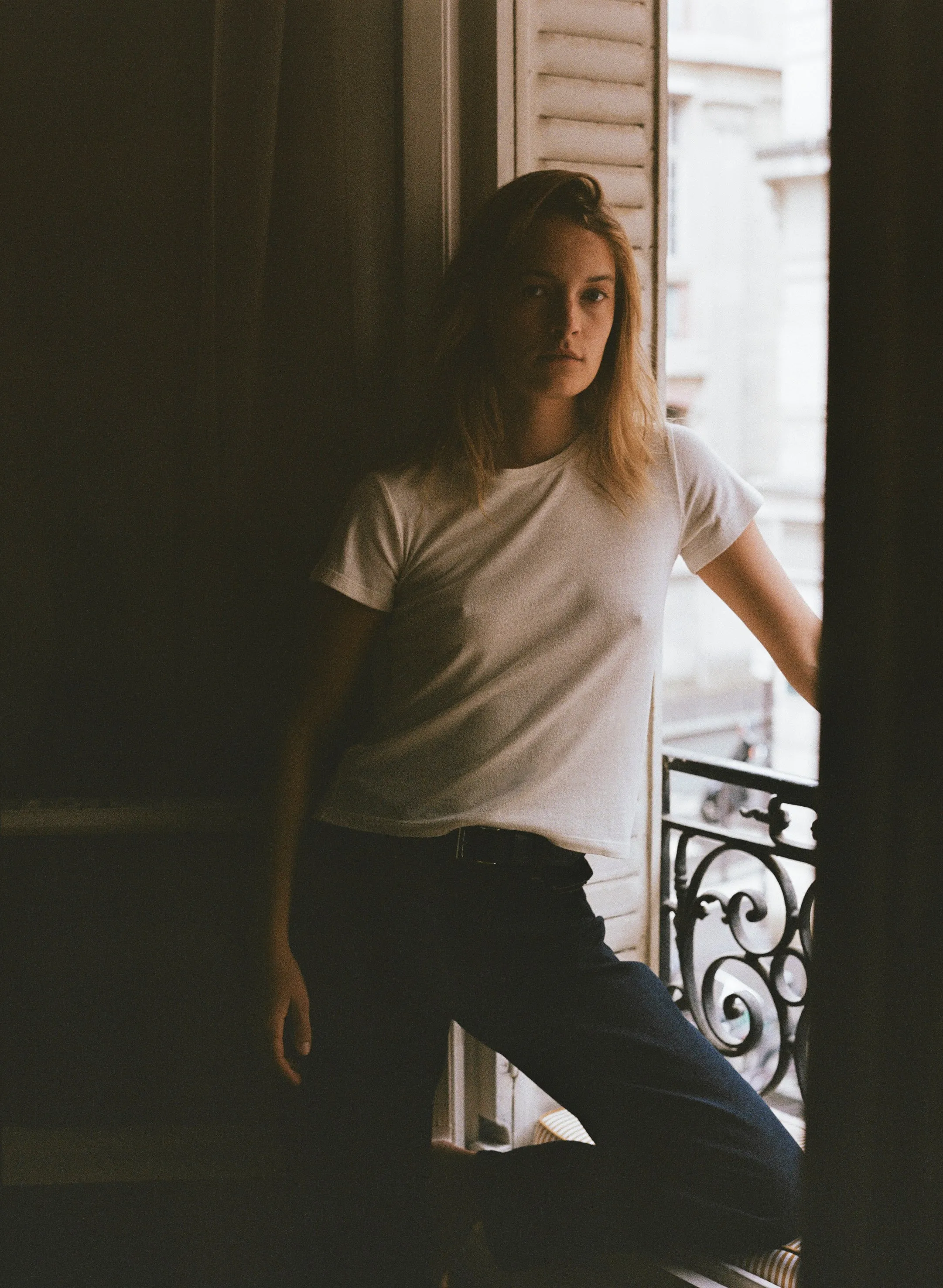 Classic Tee, Regen Silk Noil Jersey, Natural sold by Ozma product image thumbnail 4