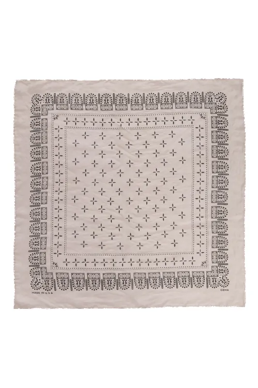 The OZMA Sisterhood Bandana, Regen Silk, Blush sold by Ozma