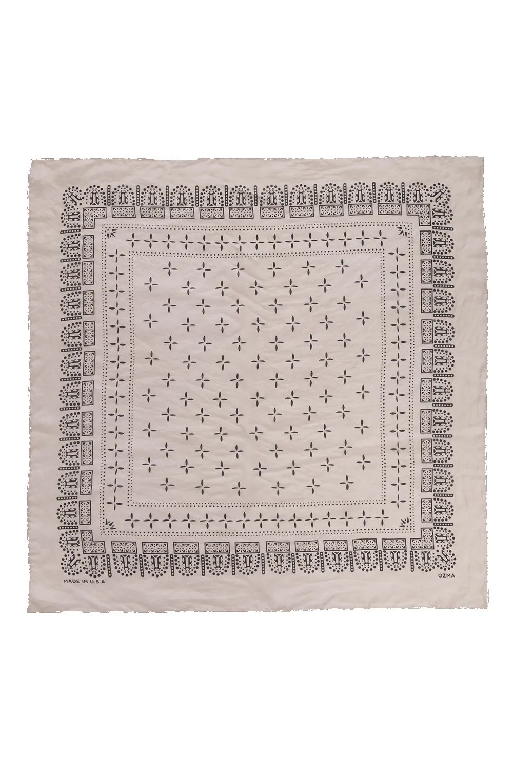 The OZMA Sisterhood Bandana, Regen Silk, Blush sold by Ozma