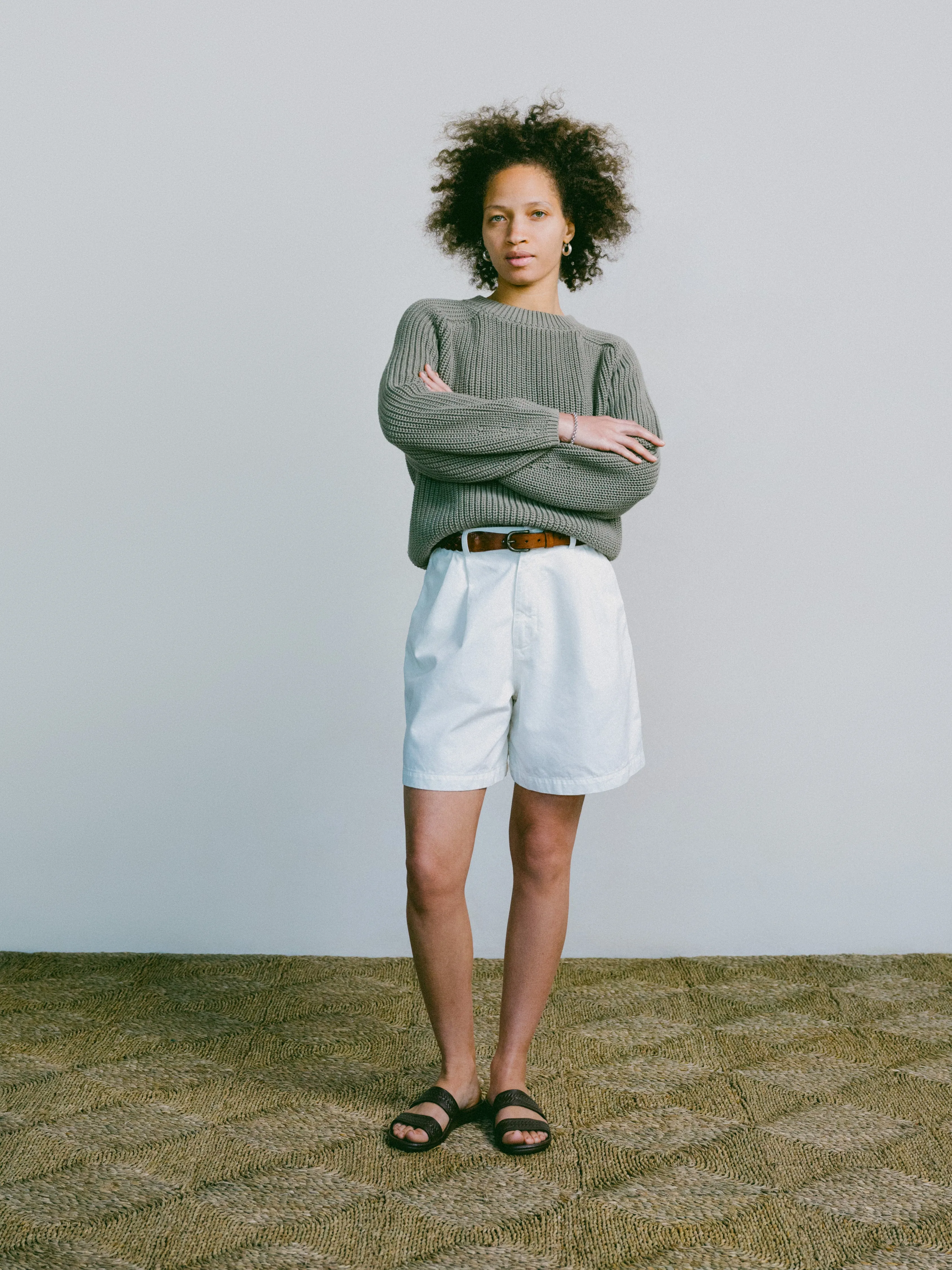 (Imperfect) Pfeiffer Short, Chino Twill, Ivory sold by Ozma