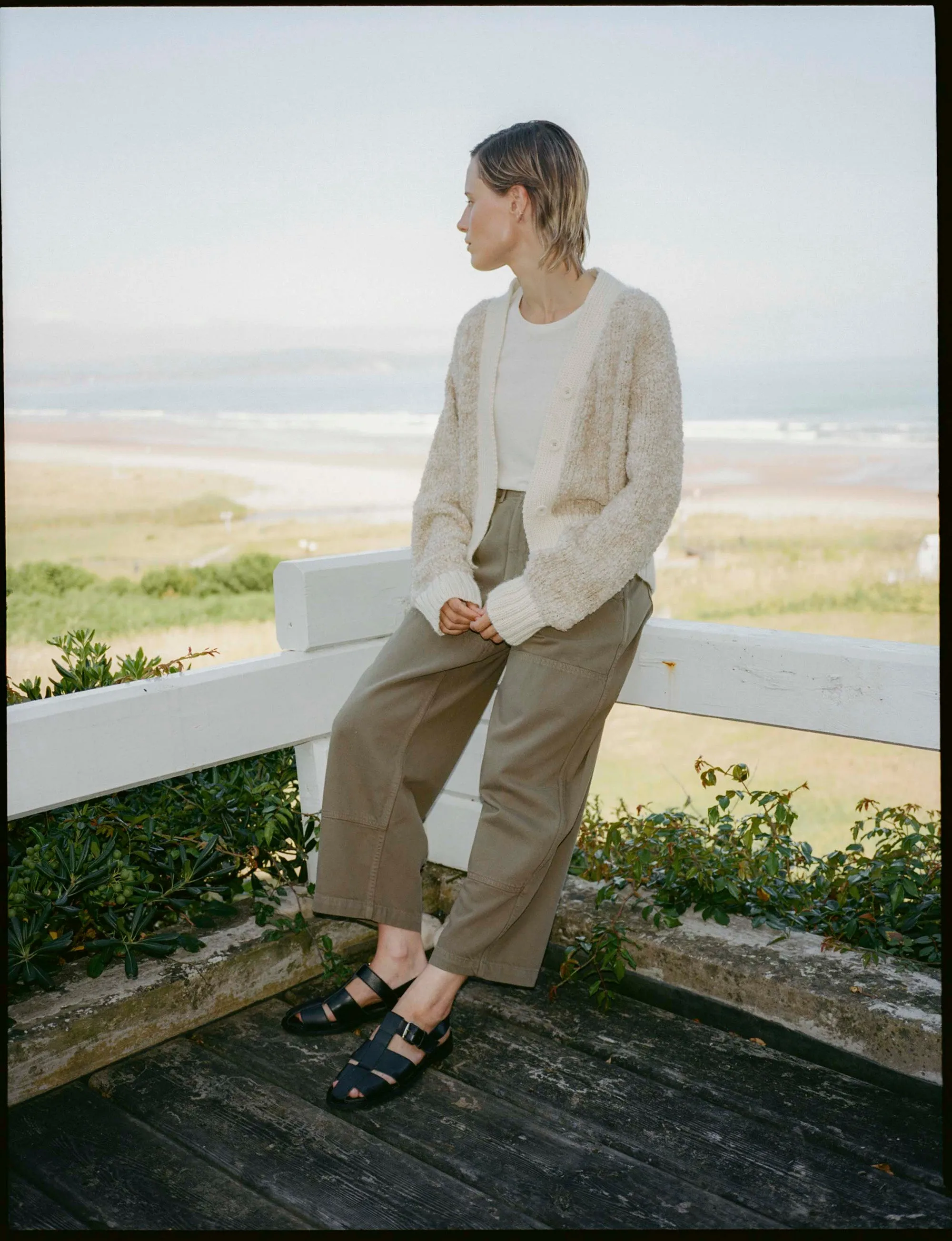 (Imperfect) Jardin Pant, Tencel Bull Denim, Algae sold by Ozma product image thumbnail 5
