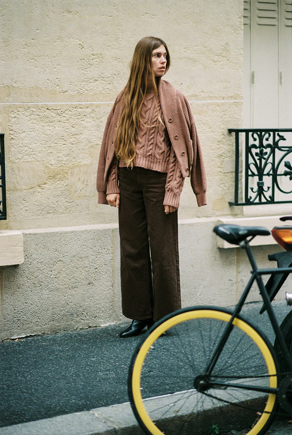 (Imperfect) Patti Cable Crew, Organic Tanguis Cotton, Dust sold by Ozma product image thumbnail 2
