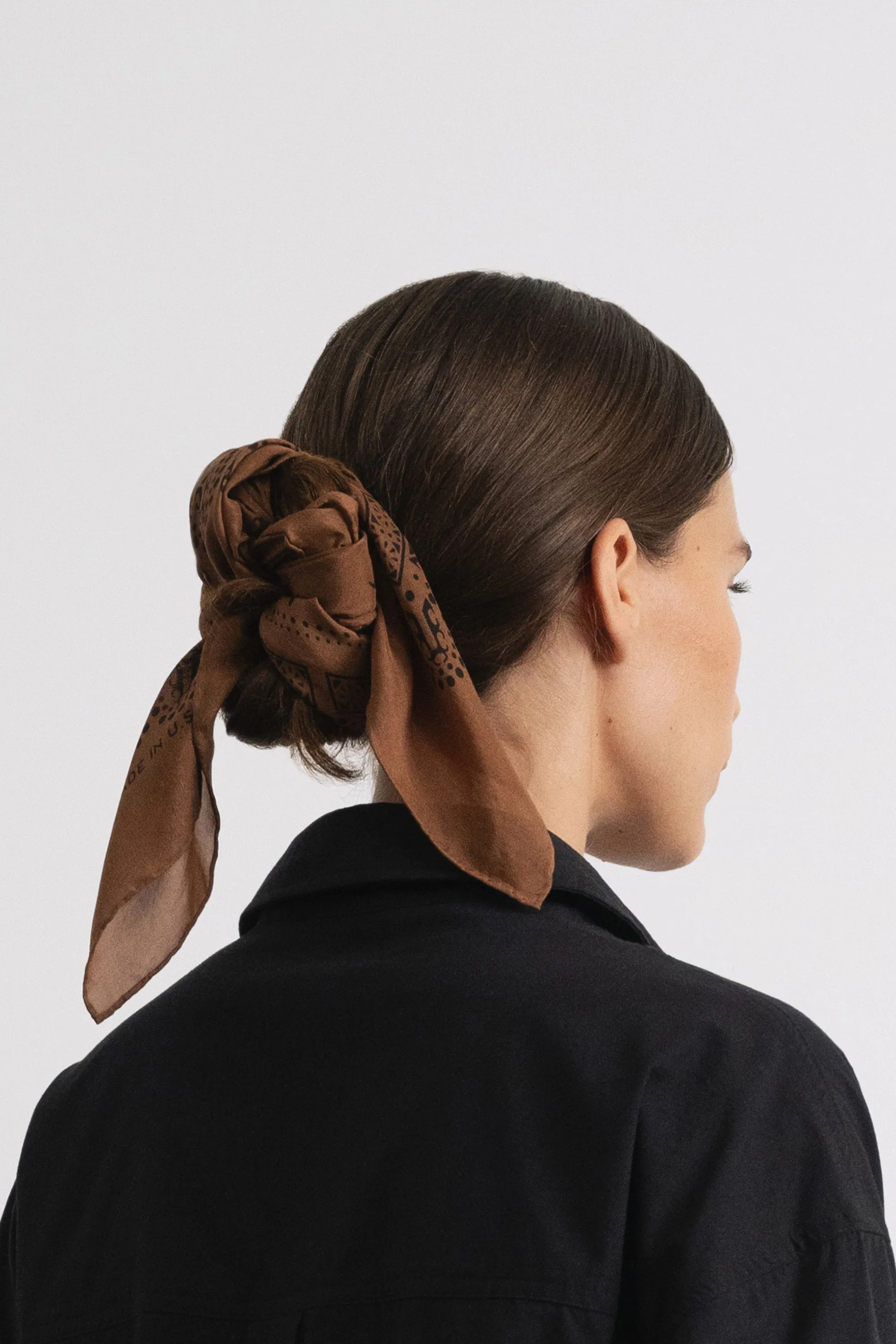 (Imperfect) 1930s Bandana, Regen Silk, Cedar sold by Ozma product image thumbnail 2