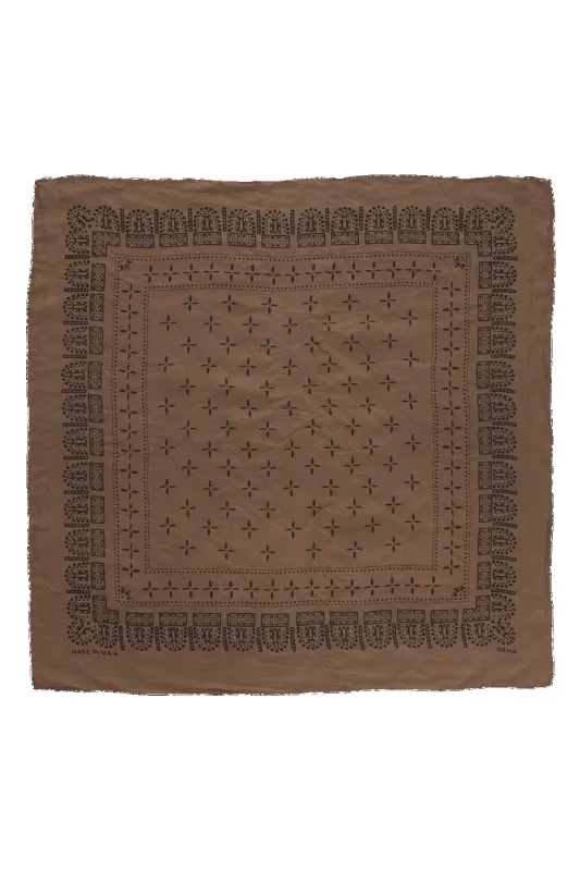 (Imperfect) 1930s Bandana, Regen Silk, Cedar sold by Ozma