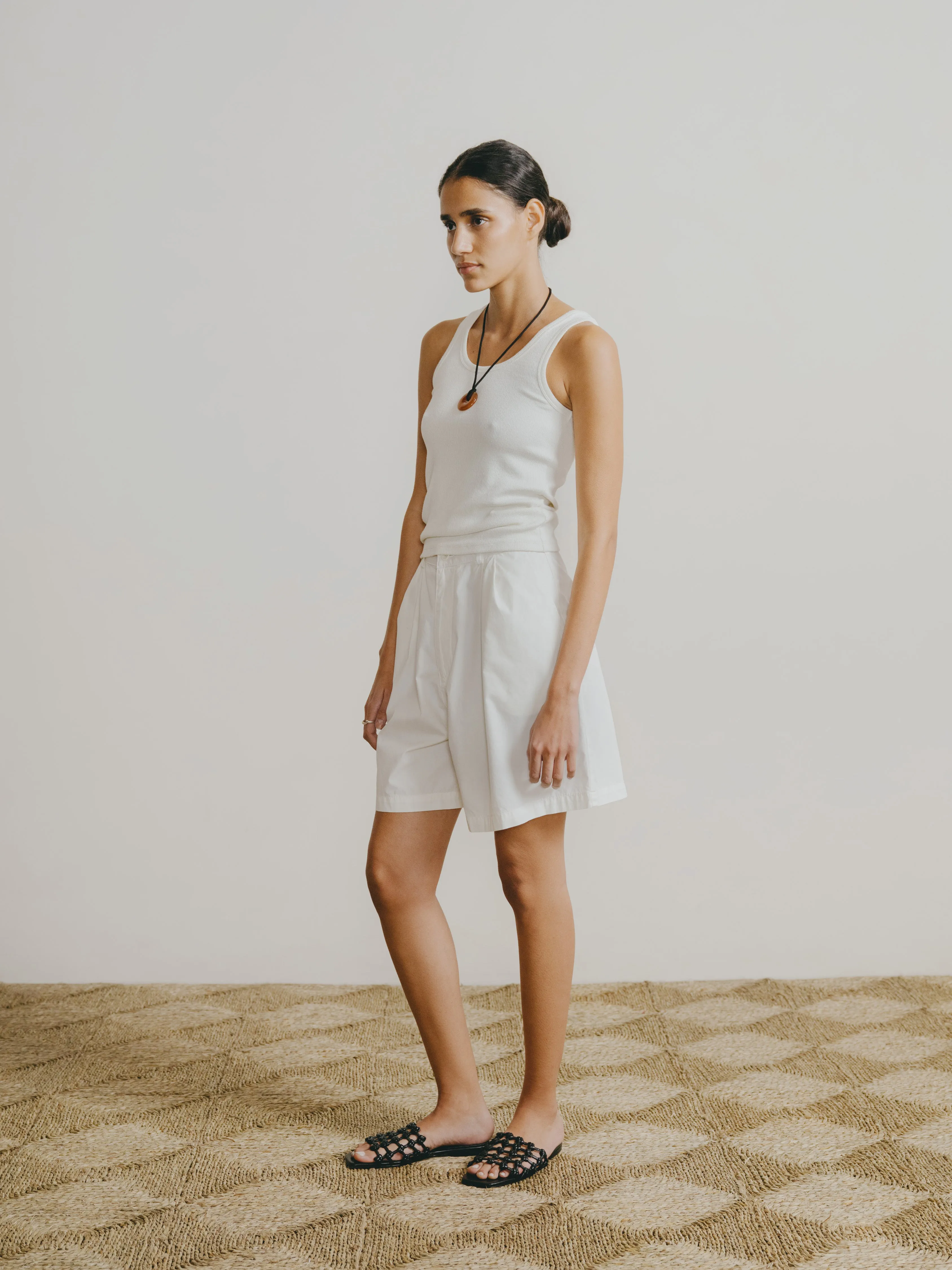 Pfeiffer Short, Organic Poplin, Natural sold by Ozma product image thumbnail 2