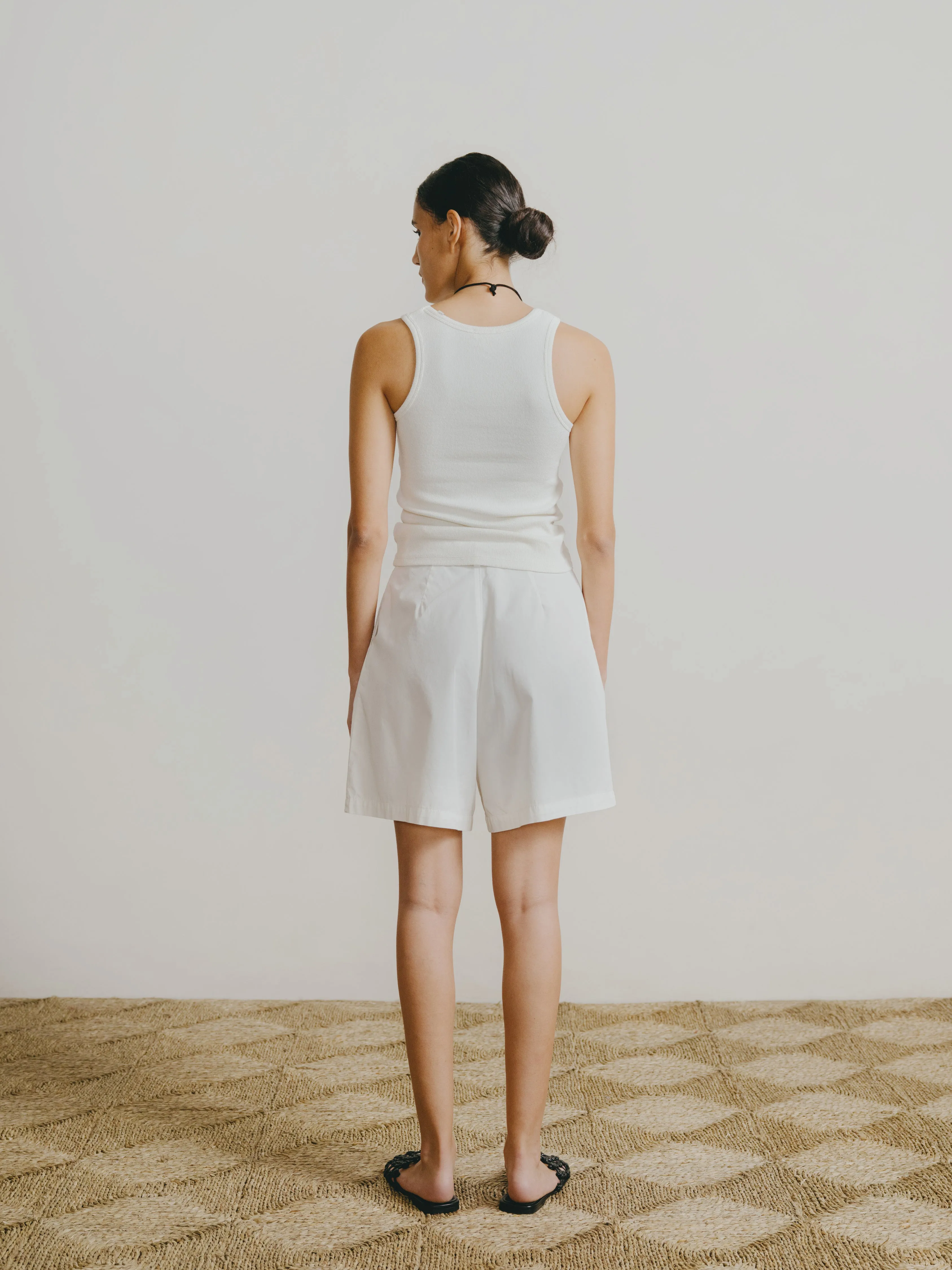 Pfeiffer Short, Organic Poplin, Natural sold by Ozma product image thumbnail 3