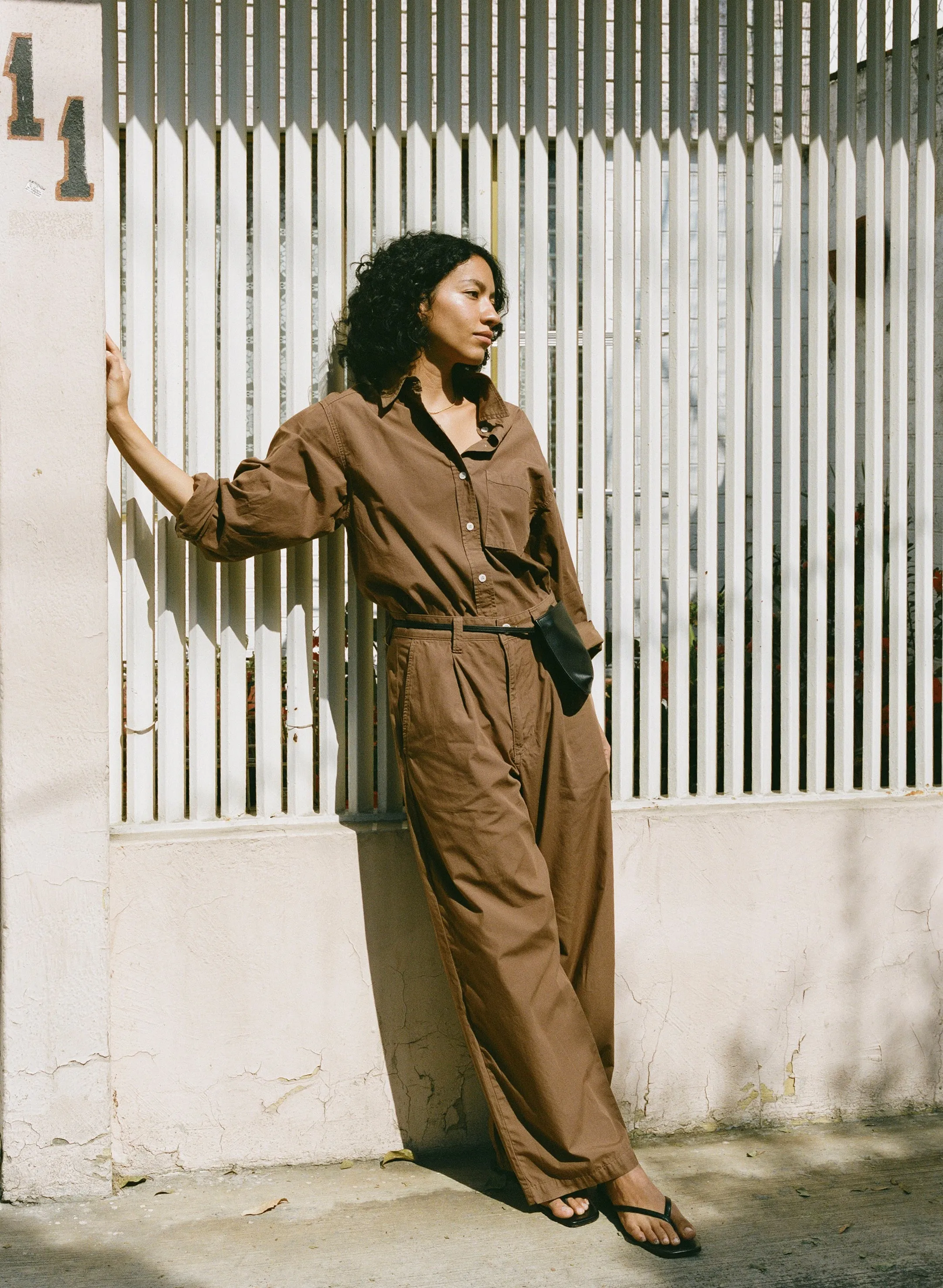 Poplin Field Pant, Organic Poplin, Clay sold by Ozma product image thumbnail 3