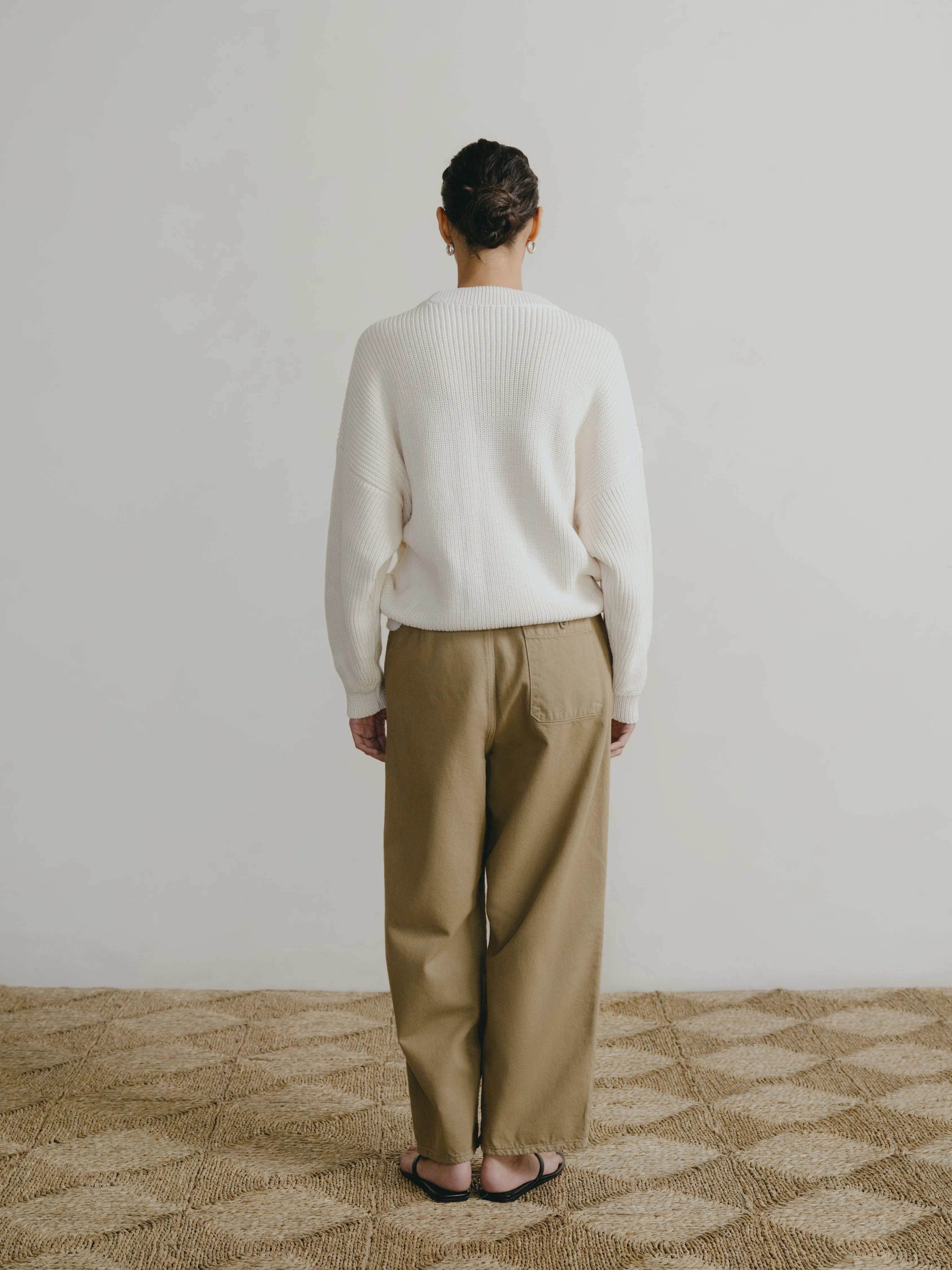 Field Pant, Tencel Bull Denim, Khaki sold by Ozma product image thumbnail 4