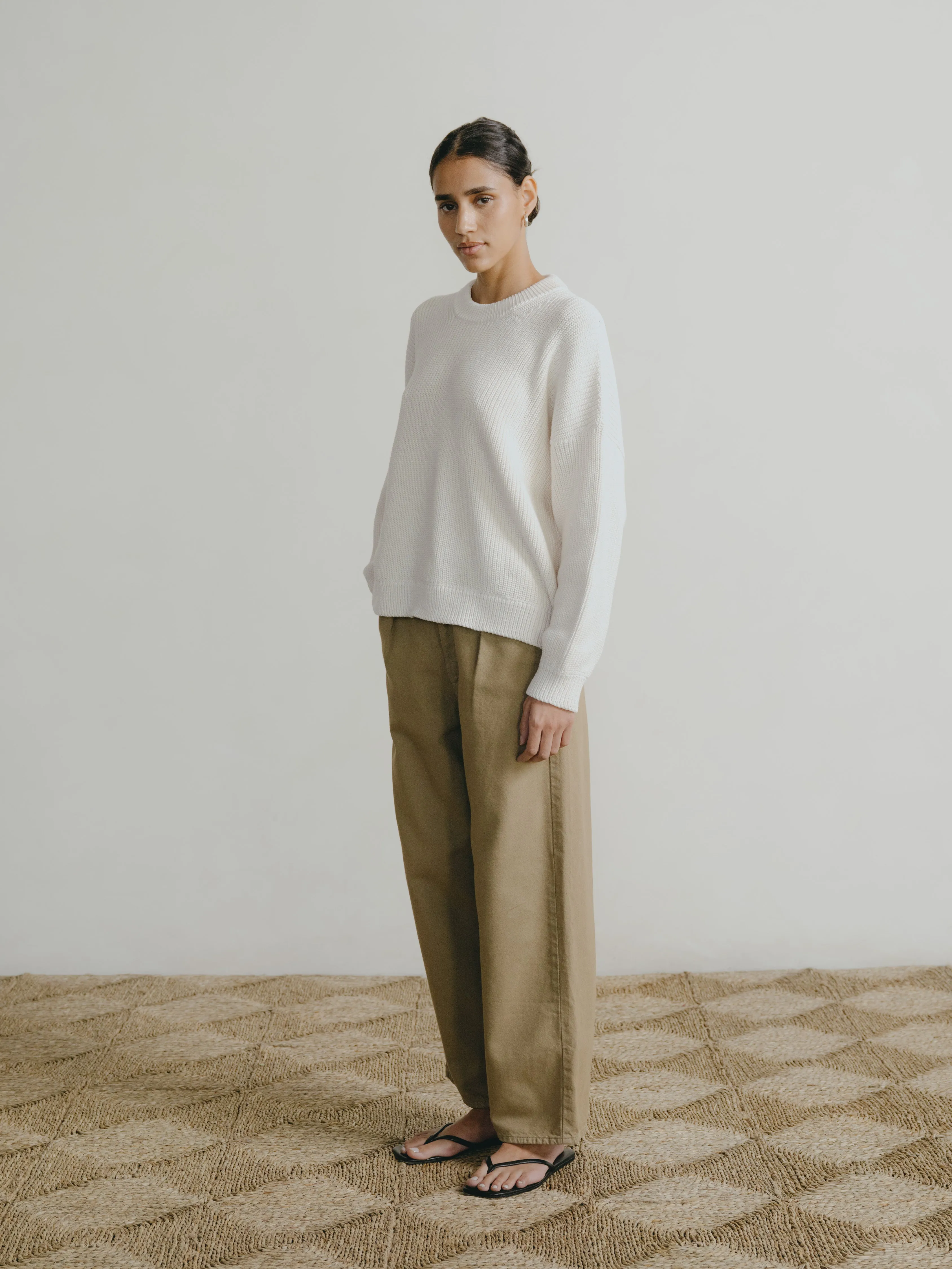 Field Pant, Tencel Bull Denim, Khaki sold by Ozma product image thumbnail 3