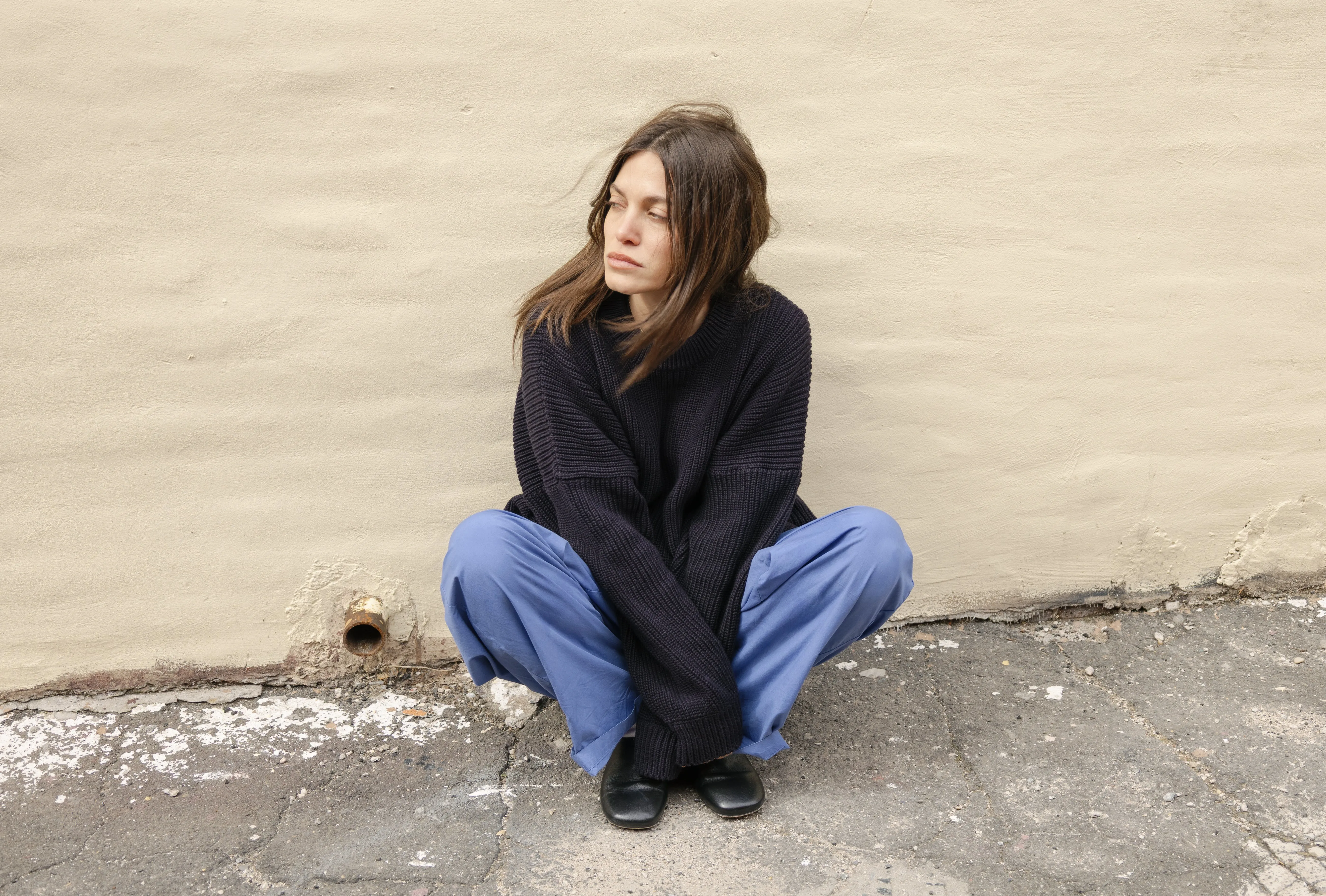 Poplin Field Pant, Organic Poplin, Cornflower sold by Ozma product image thumbnail 2