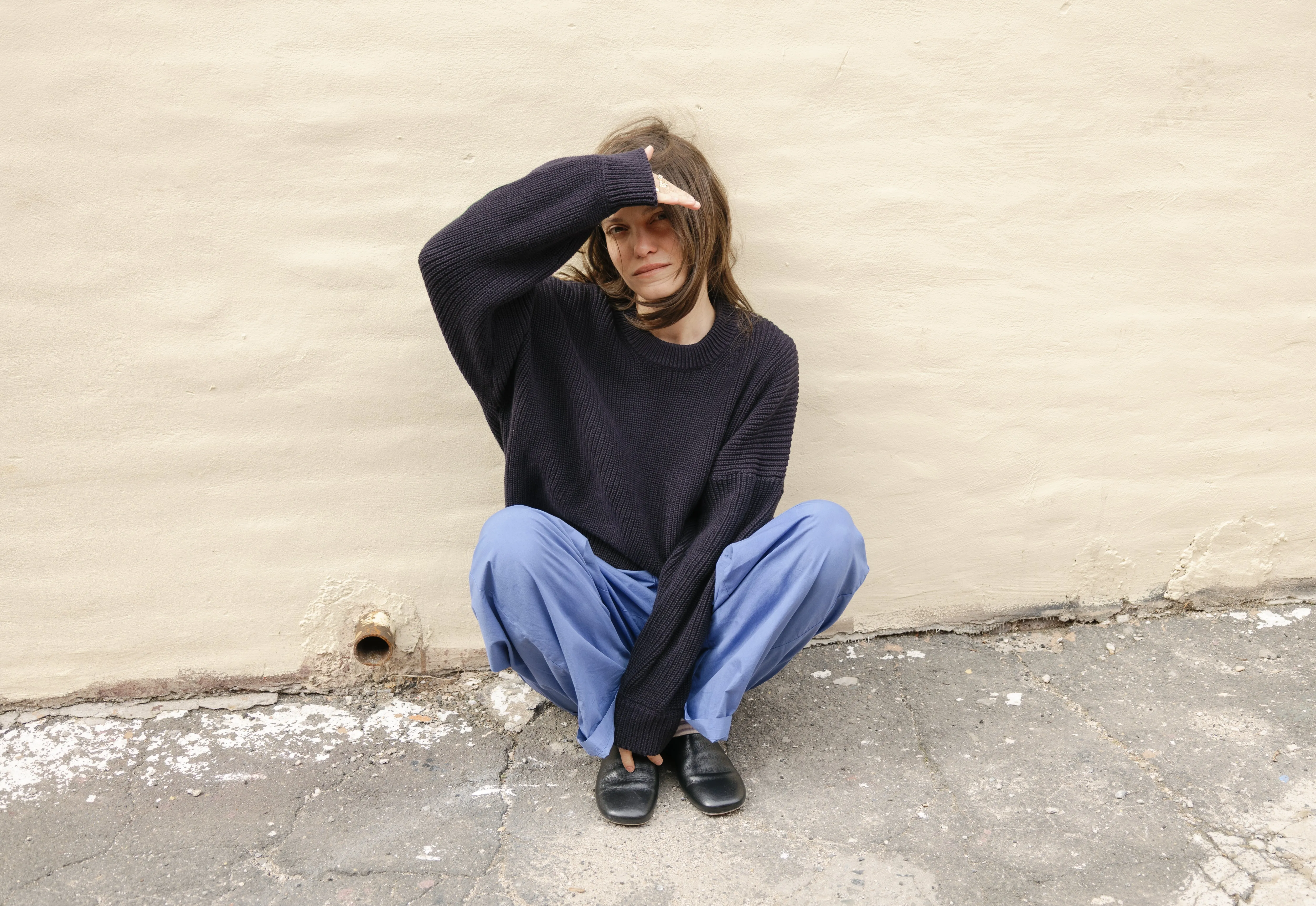 Poplin Field Pant, Organic Poplin, Cornflower sold by Ozma product image thumbnail 3