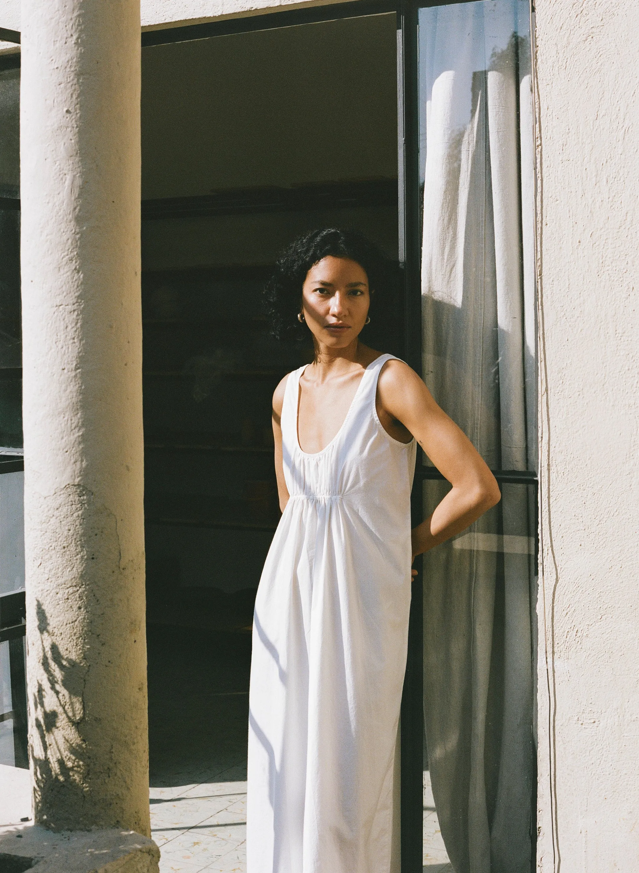 Colina Dress, Organic Batiste, Natural sold by Ozma product image thumbnail 4