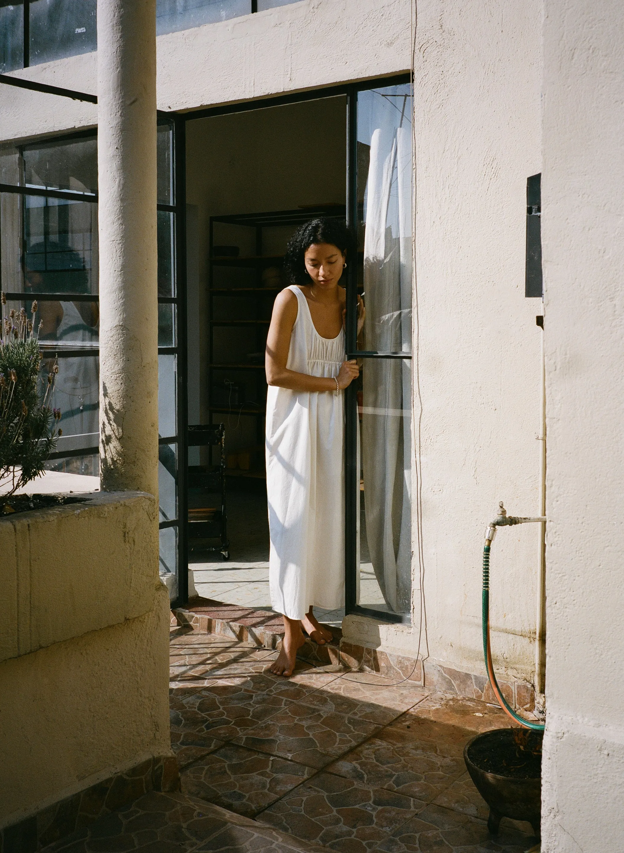 Colina Dress, Organic Batiste, Natural sold by Ozma product image thumbnail 2