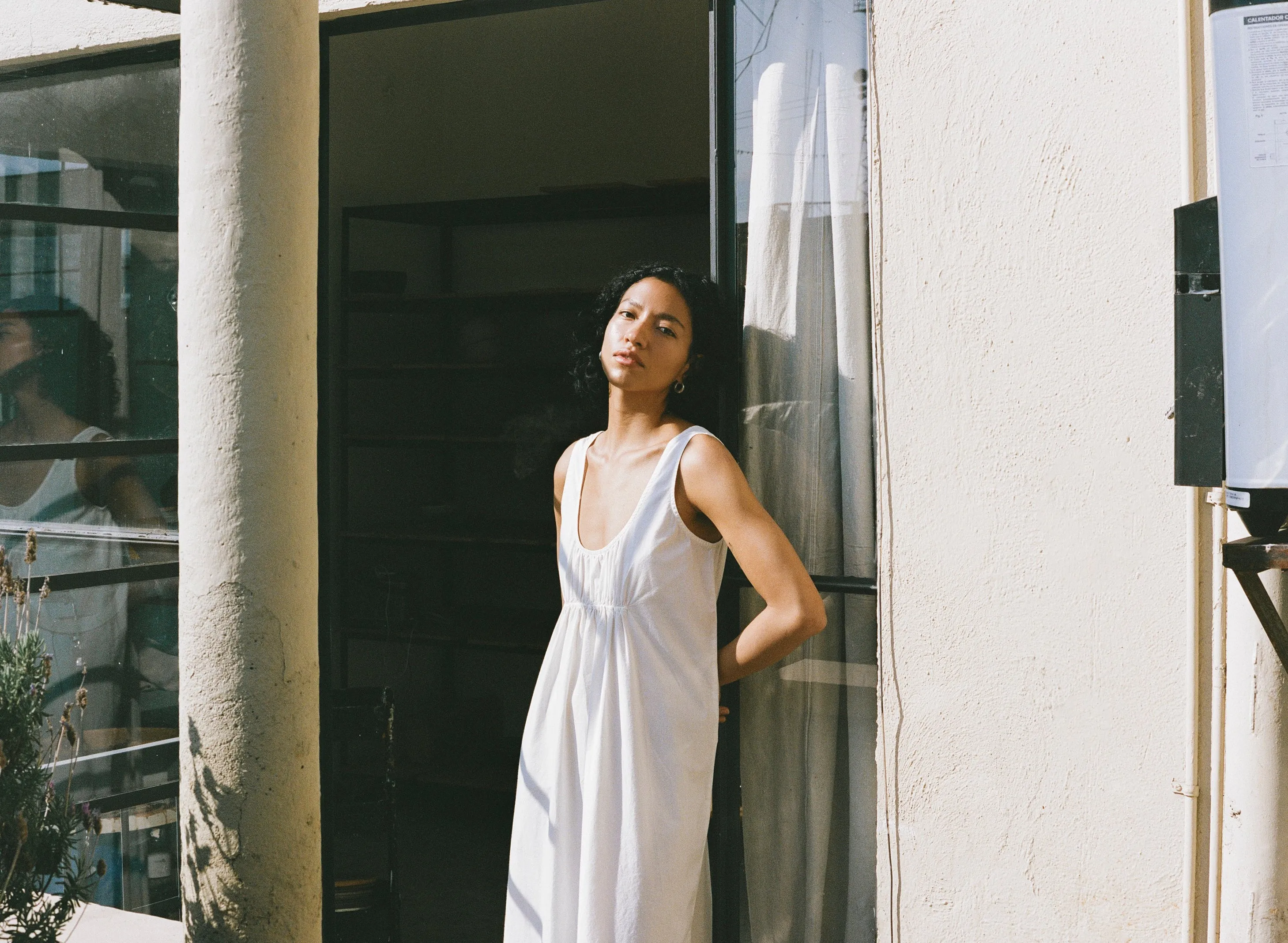 Colina Dress, Organic Batiste, Natural sold by Ozma product image thumbnail 3