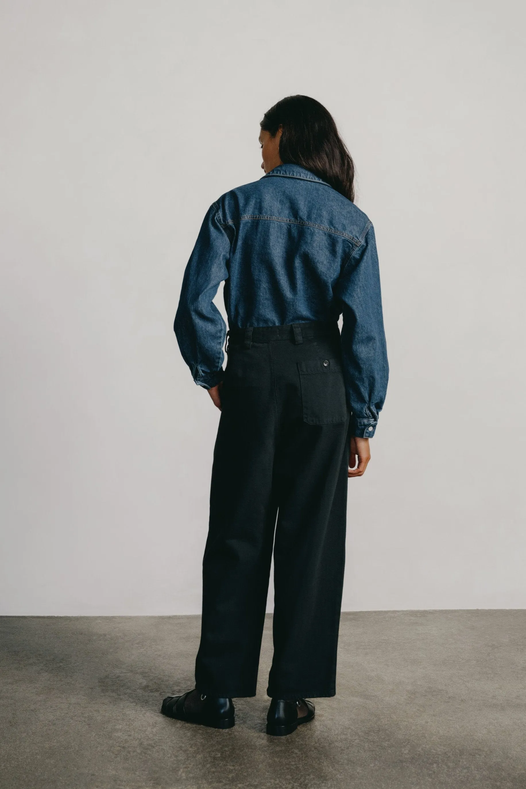 Field Pant, Tencel Bull Denim, Ink Black sold by Ozma product image thumbnail 3