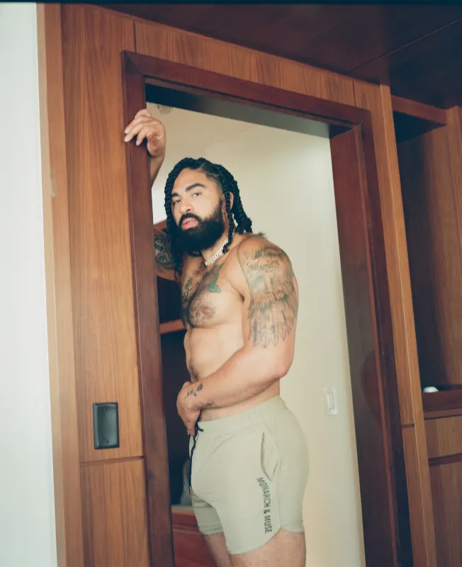 MUSE Olive Shorts sold by Monarch & Muse