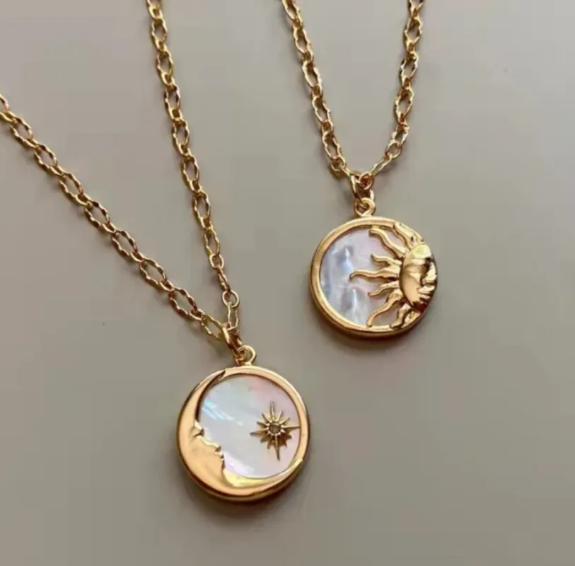 Luna y Sol Necklaces made by Monarch & Muse