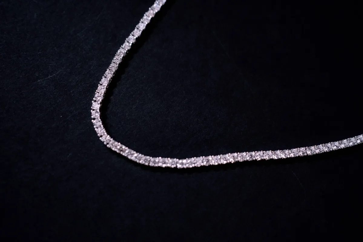 Classic Tennis Necklace made by Monarch & Muse