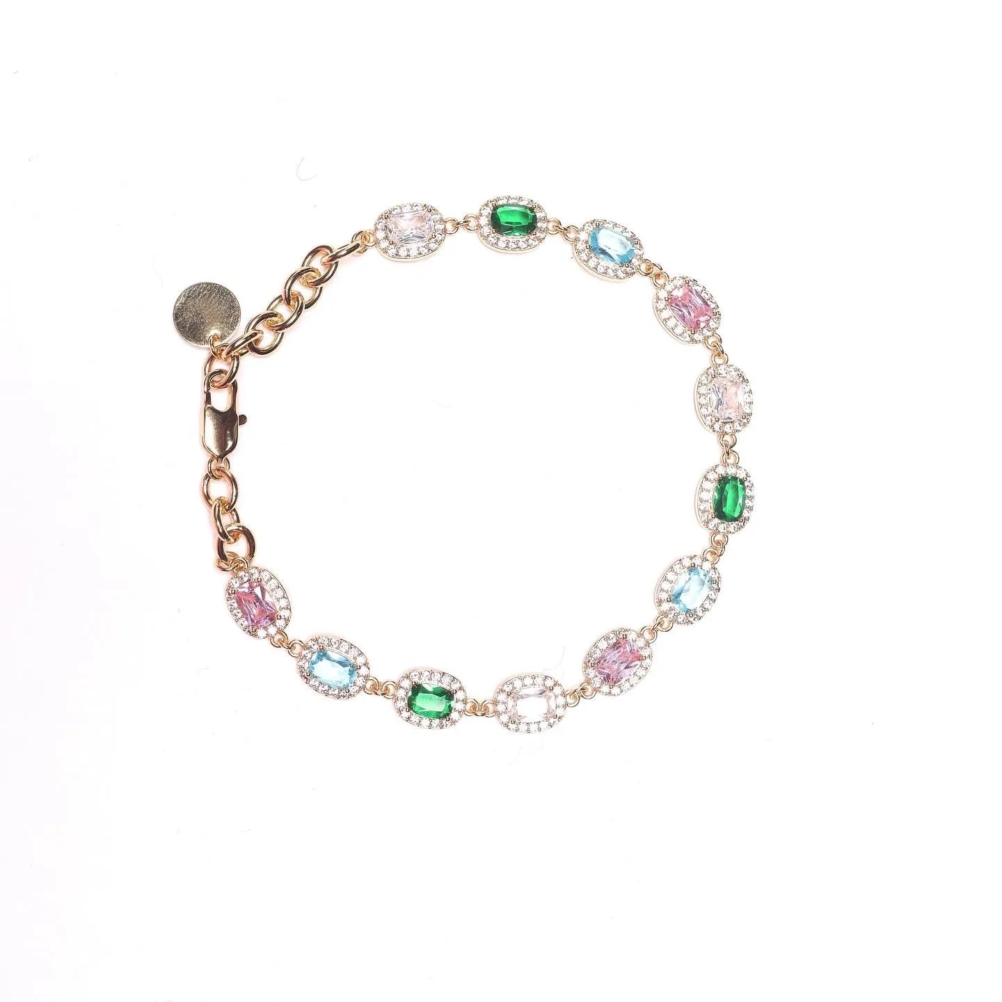 Rainbow Bezel Bracelet sold by Monarch & Muse product image thumbnail 3