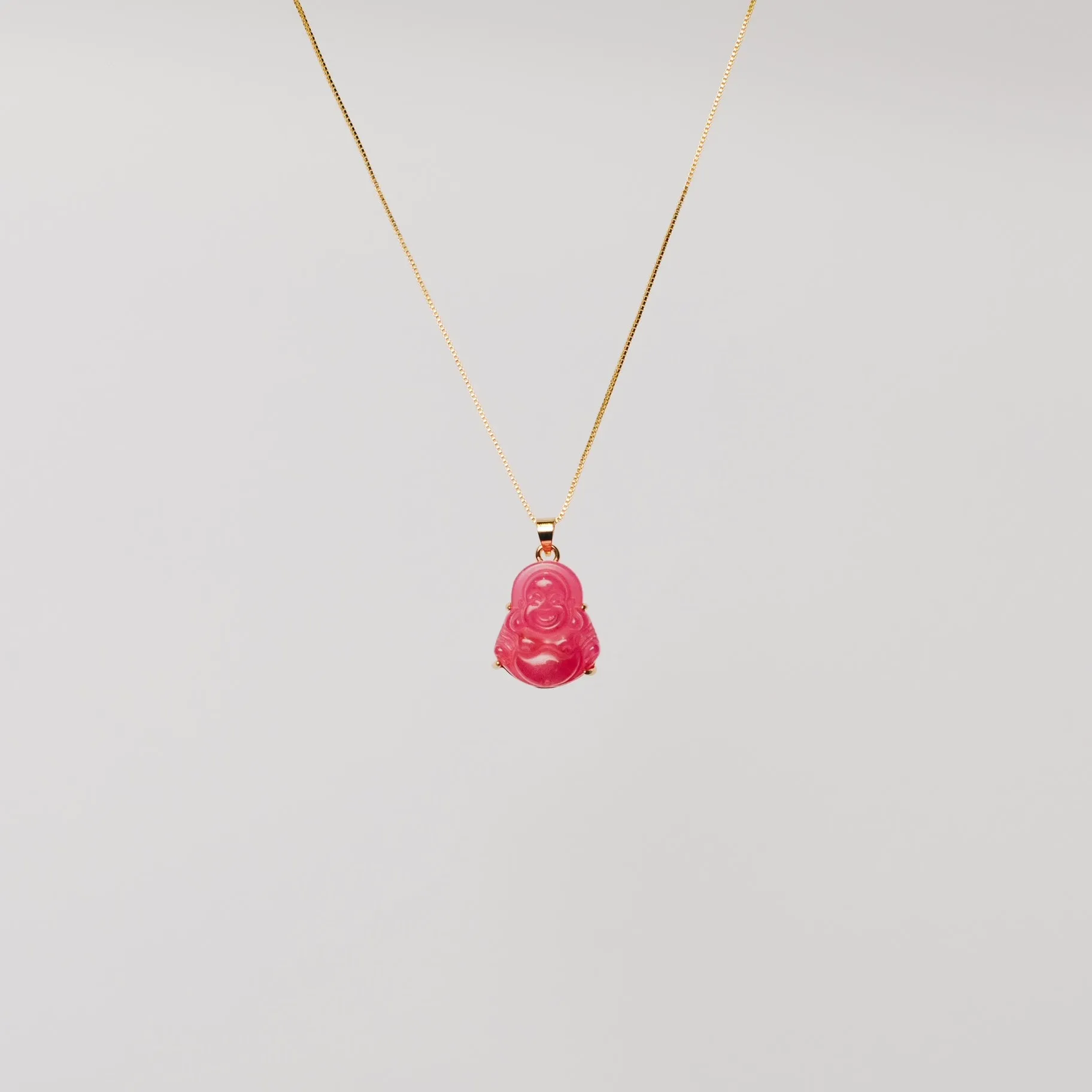 Pink Jade Buddha sold by Monarch & Muse