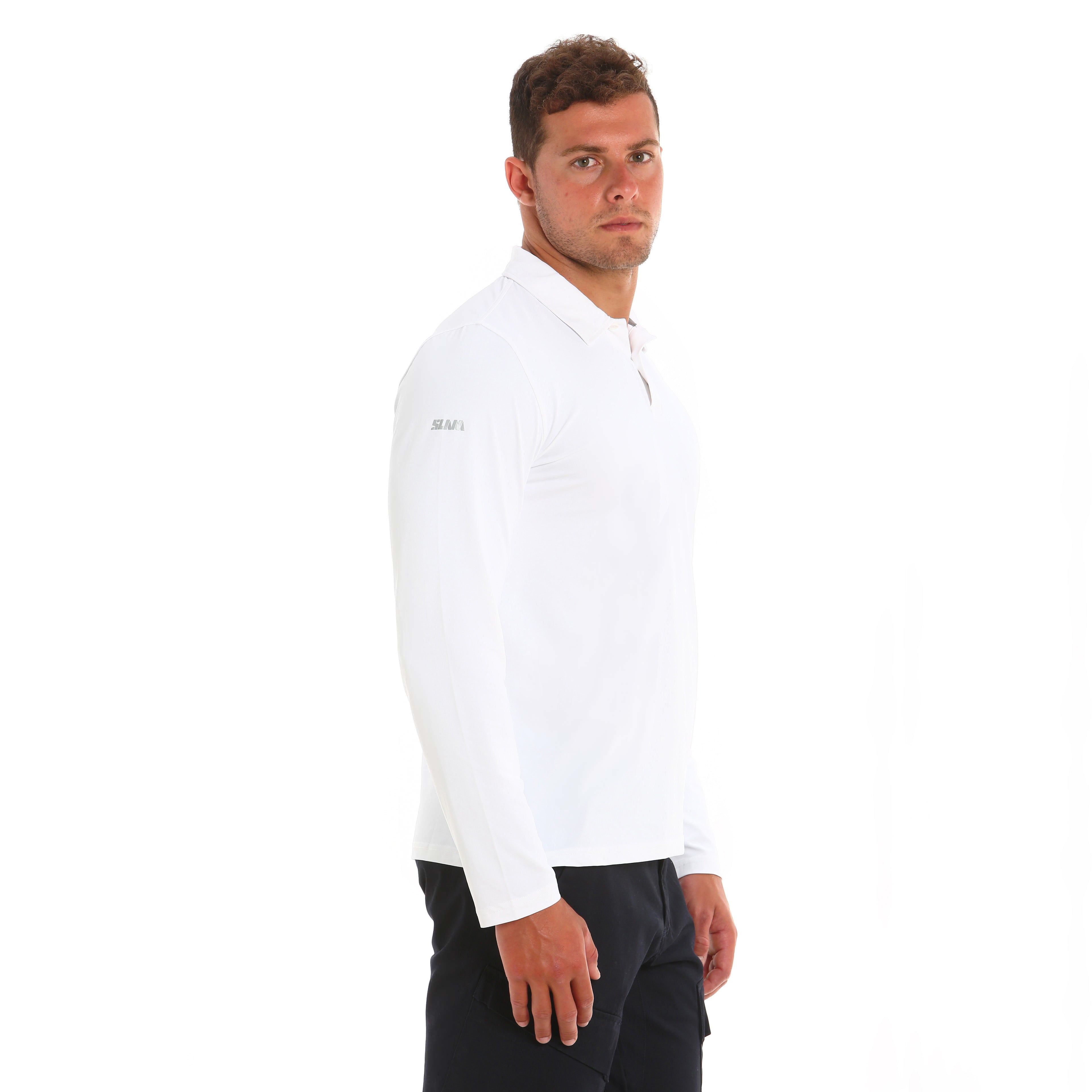 TECH PIQUE POLO LS sold by Slam