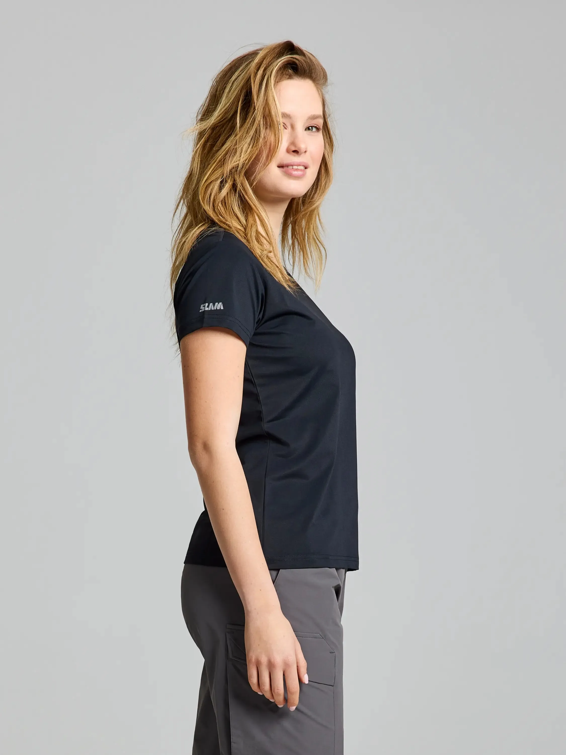 WOMAN TECH PIQUE T SHIRT sold by Slam product image thumbnail 2
