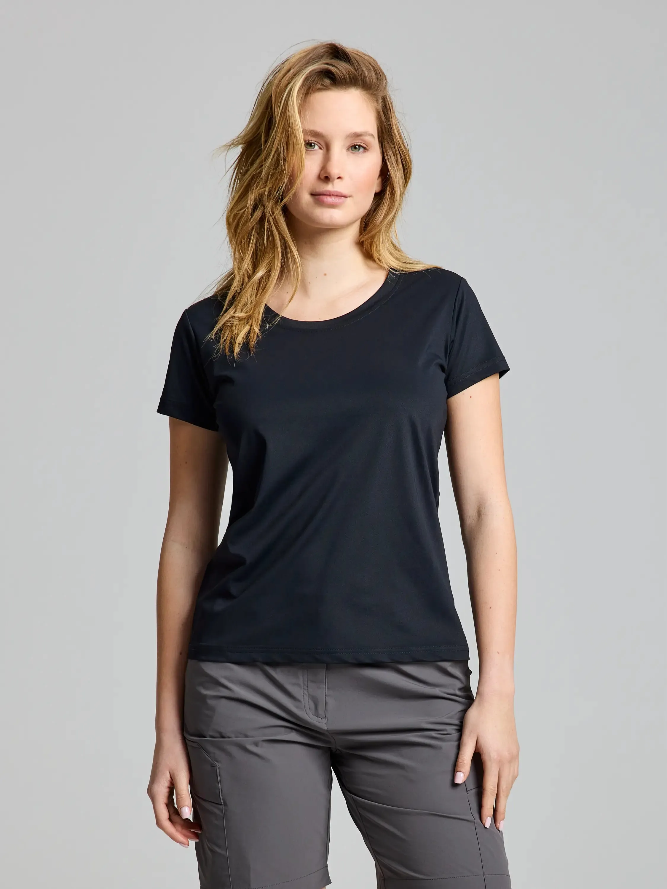 WOMAN TECH PIQUE T SHIRT sold by Slam