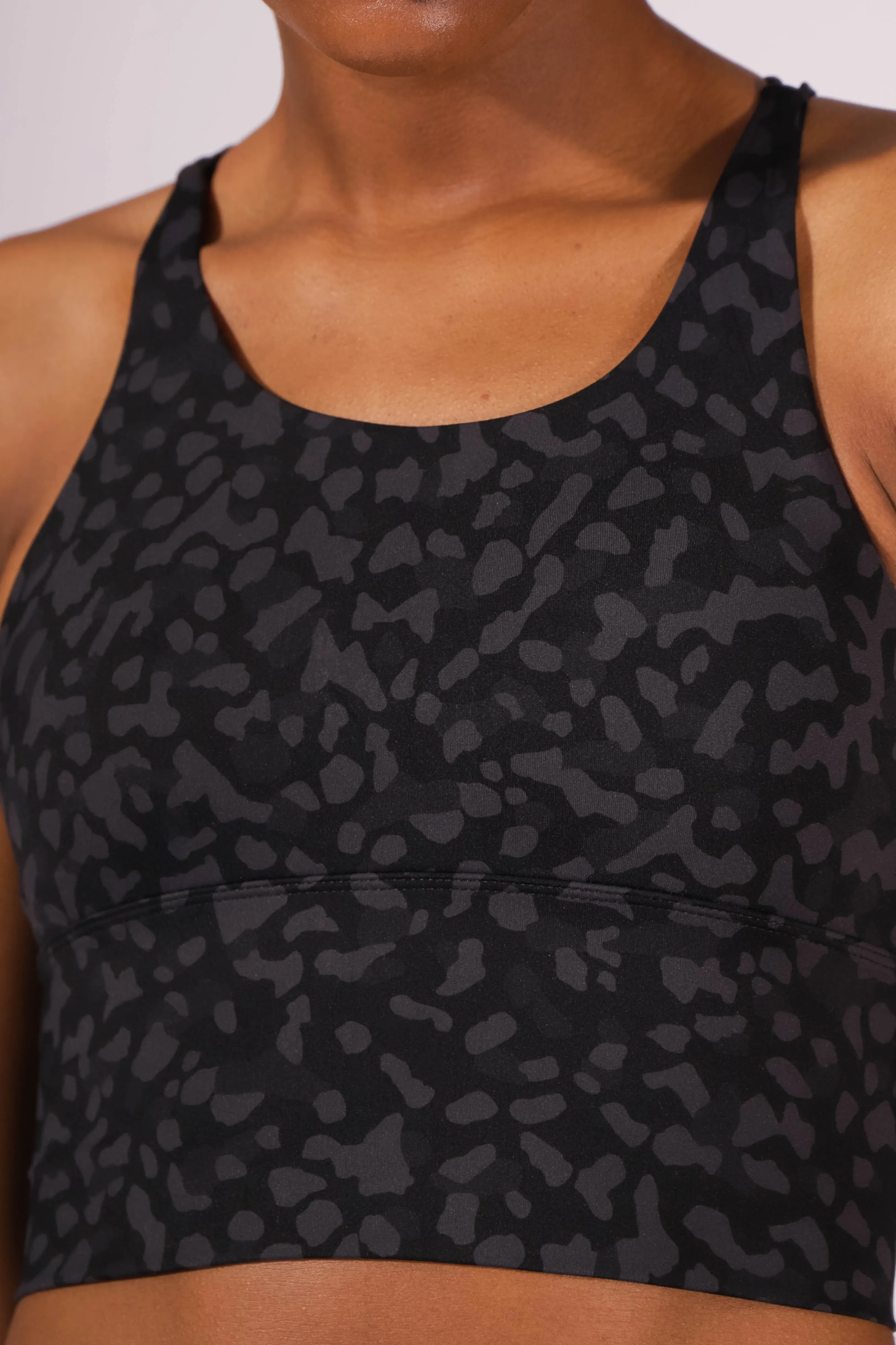 Aria Strappy Back Sports Bra - Leopard sold by Jed North product image thumbnail 5