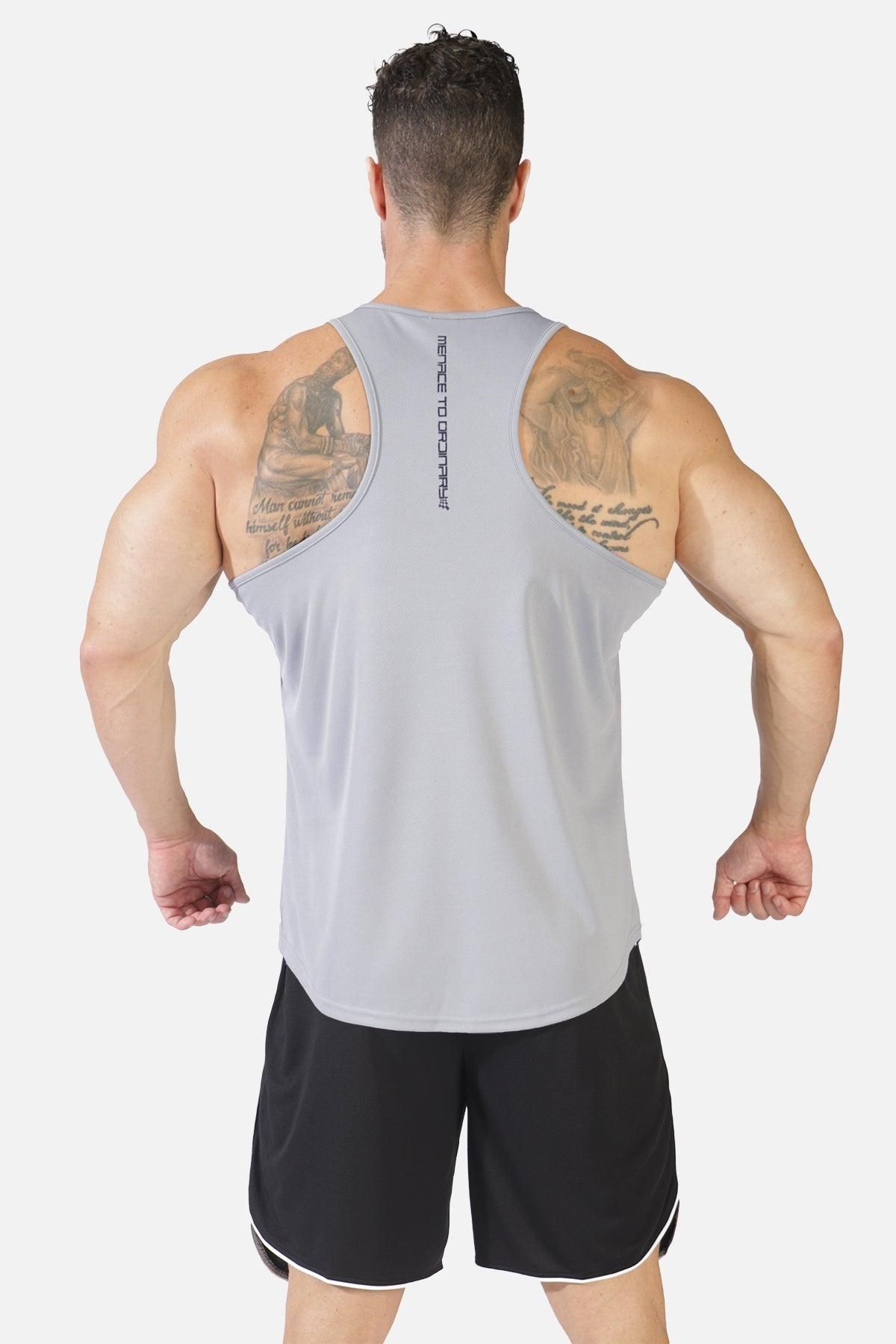 Fast-Dry Workout Stringer - Silver sold by Jed North product image thumbnail 2