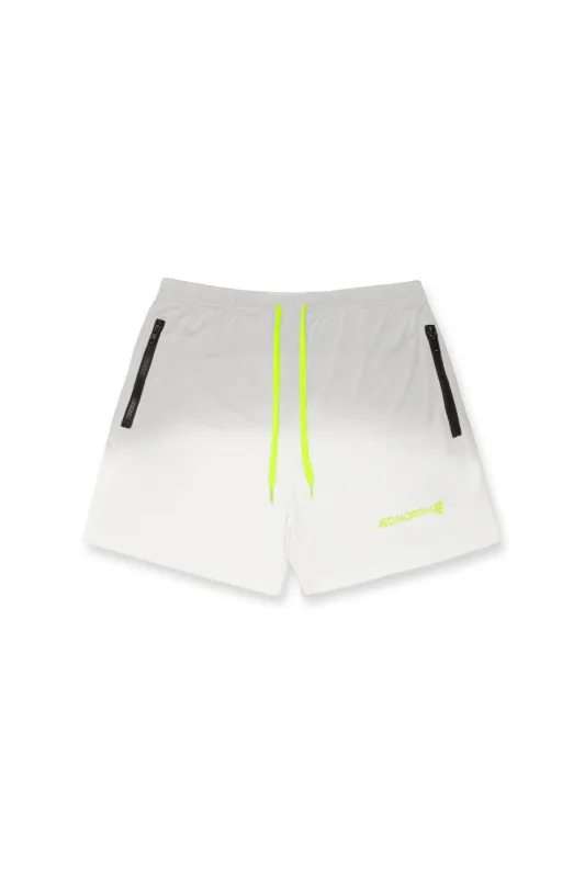 Agile Bodybuilding 4'' Shorts w Zipper Pockets - Ombré Gray sold by Jed North