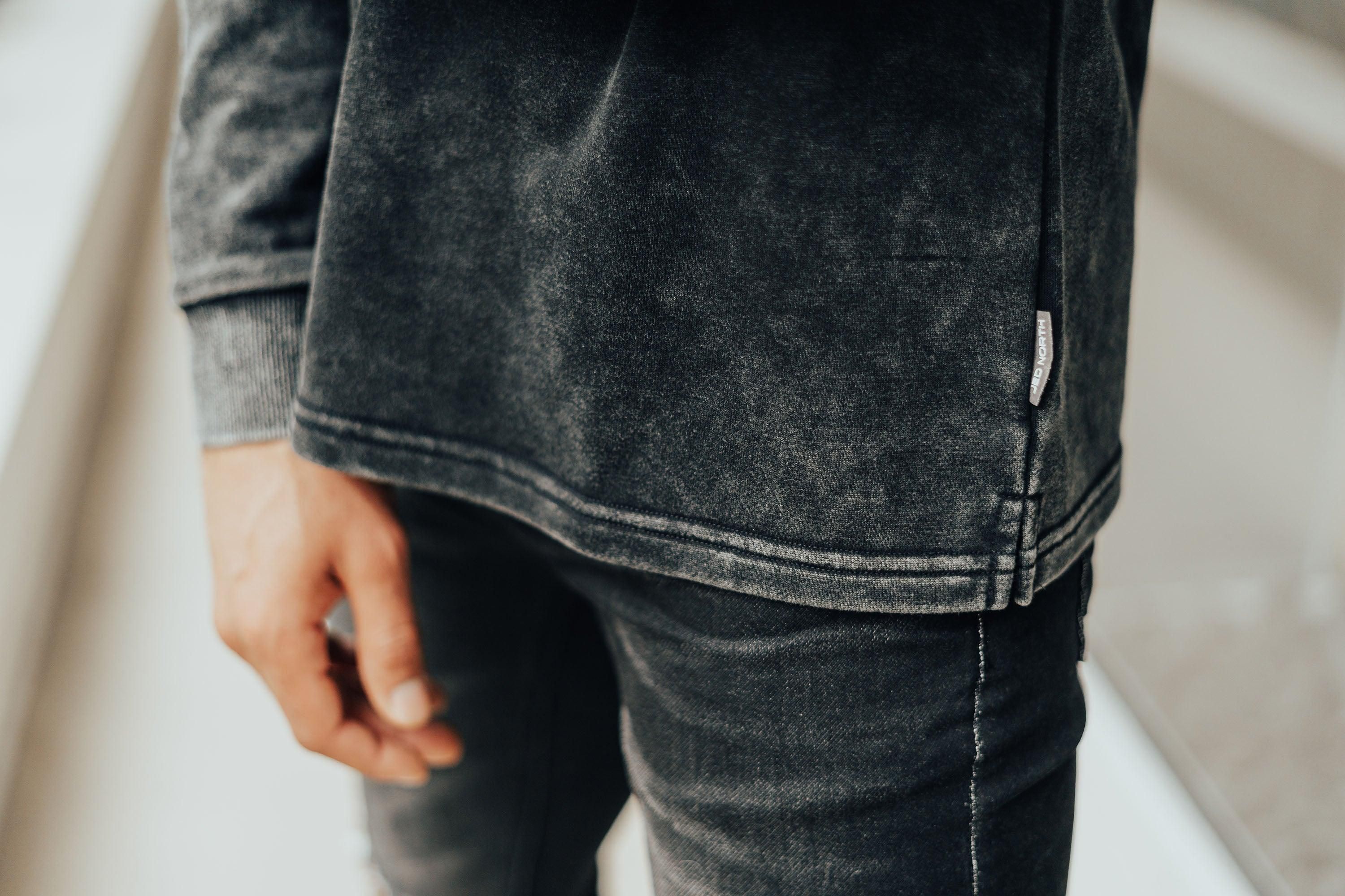 Certified Oversized Crewneck Sweater - Vintage Wash Black sold by Jed North product image thumbnail 4