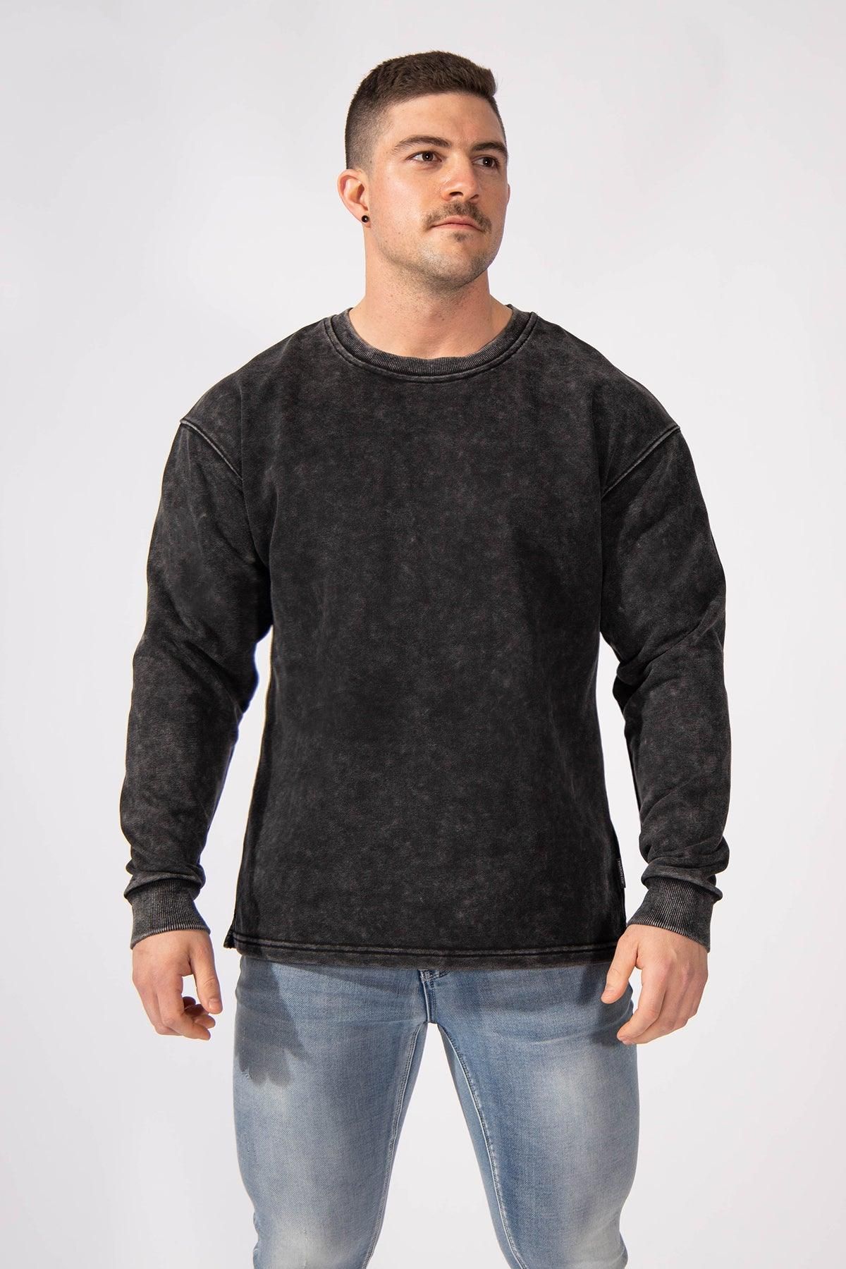 Certified Oversized Crewneck Sweater - Vintage Wash Black sold by Jed North product image thumbnail 11